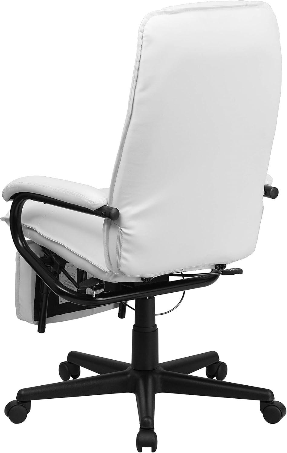 High Back LeatherSoft Executive Reclining Ergonomic Swivel Office Chair with Arms
