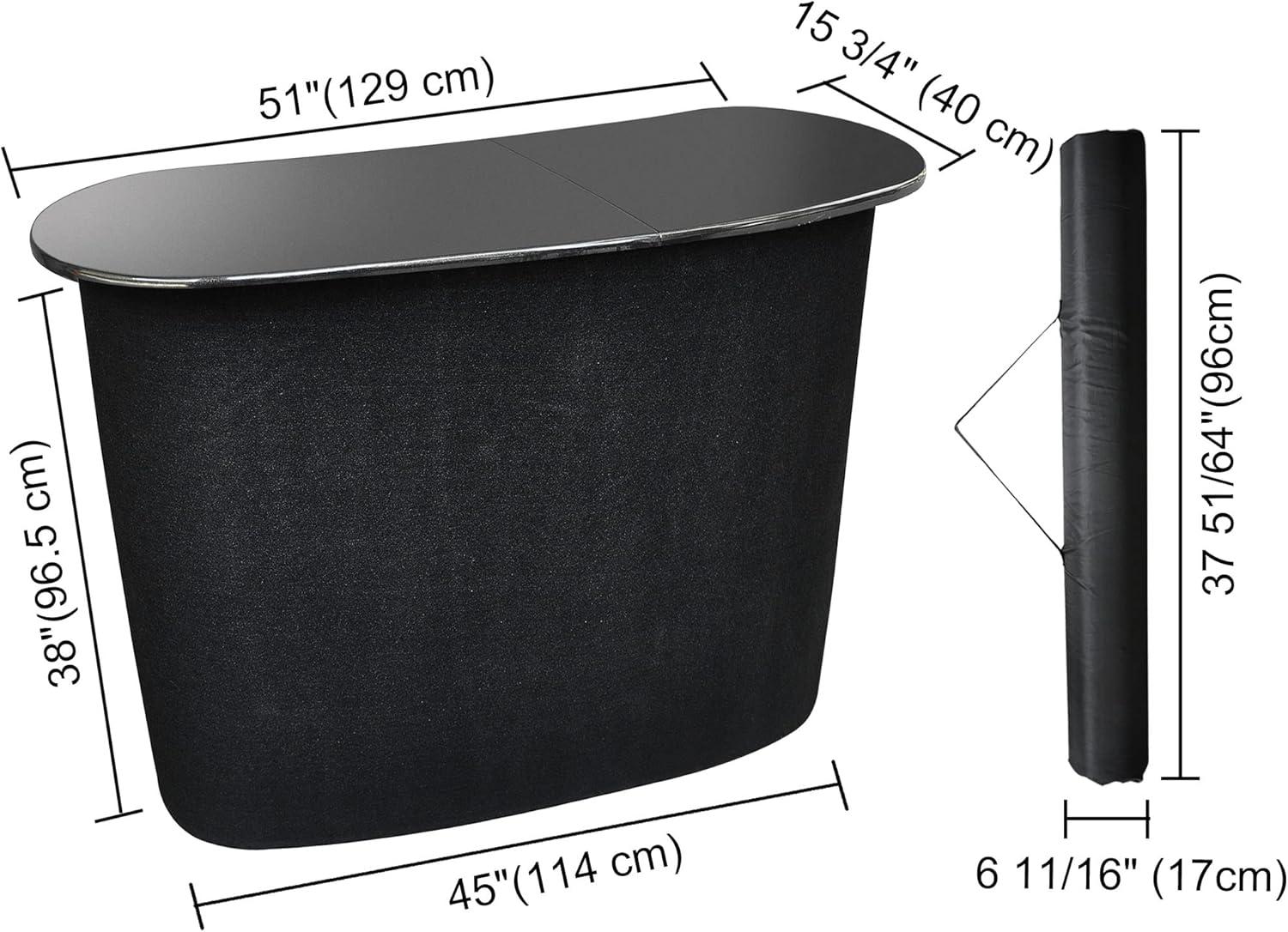 Yescom Portable Pop Up Podium Counter Table Stand Promotion Retail Trade Show Display