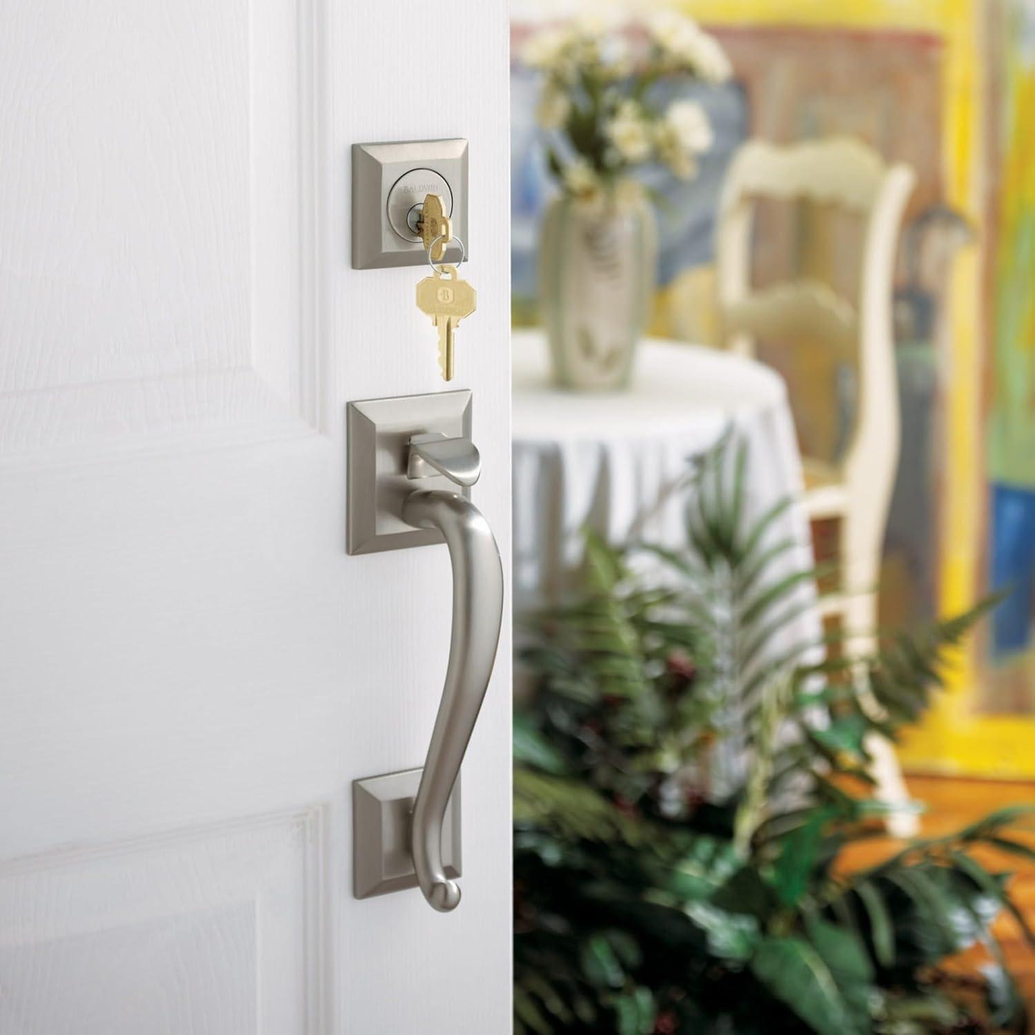 Madison Single Cylinder Handleset with Classic Interior Lever