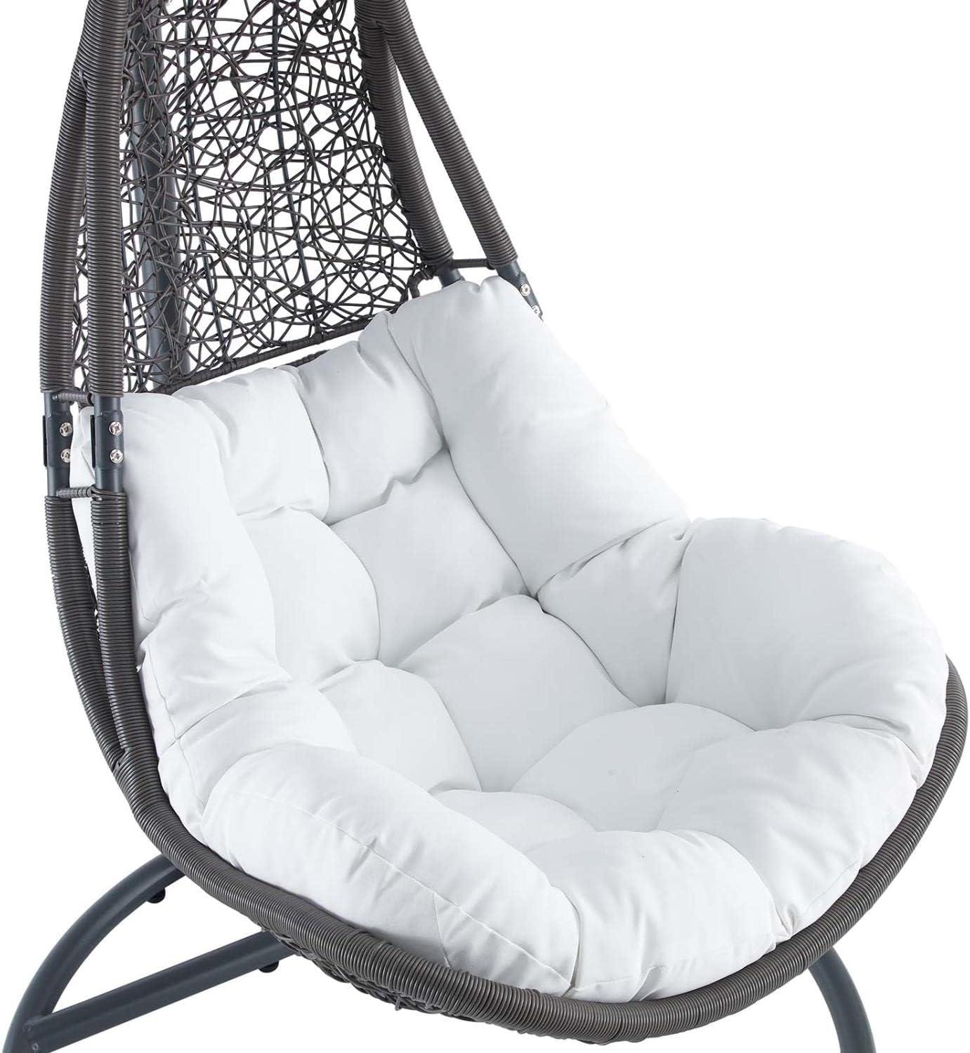 Modway Abate Wicker Rattan Outdoor Patio Swing Chair