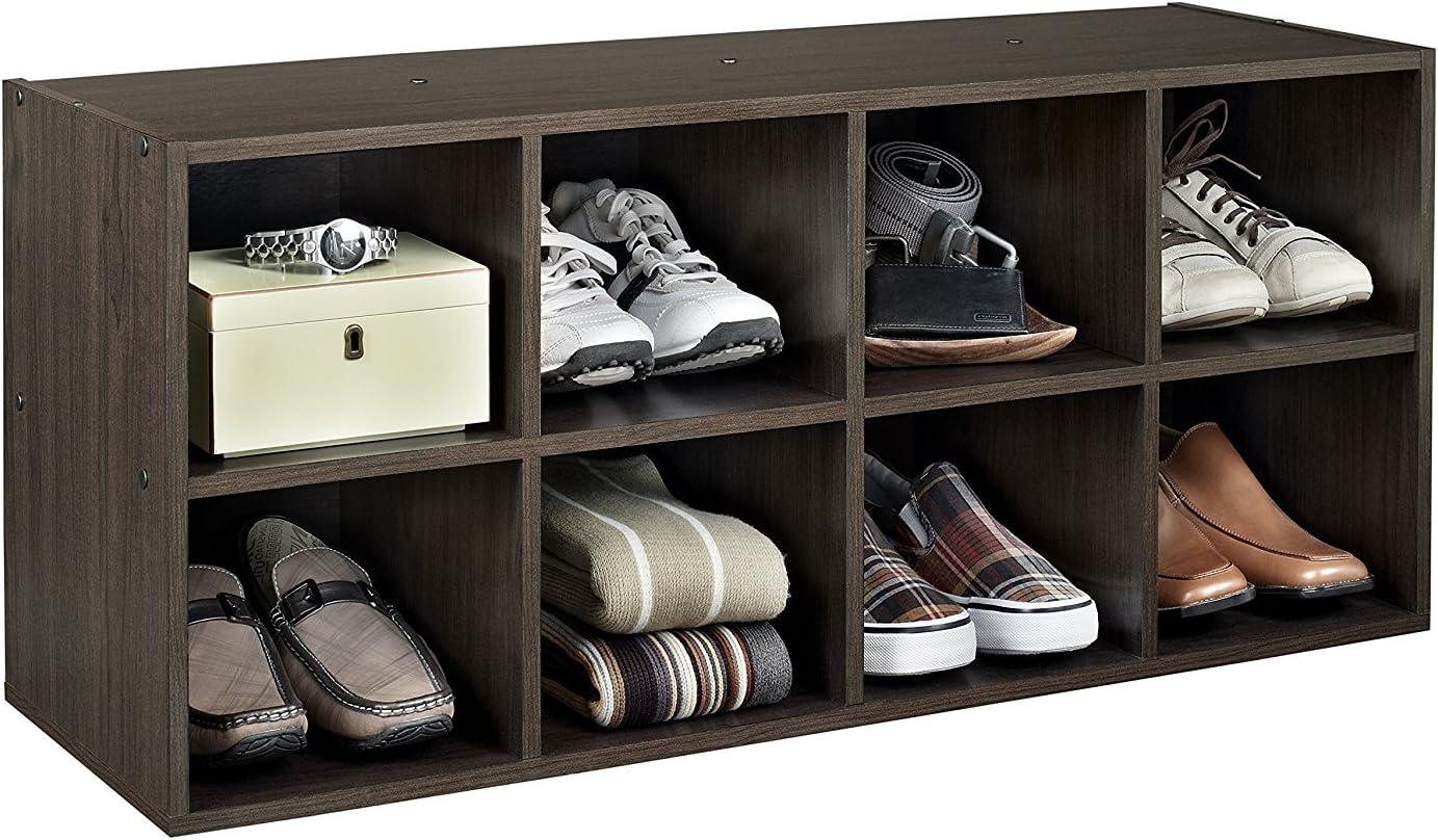 8 Pair Stackable Shoe Rack