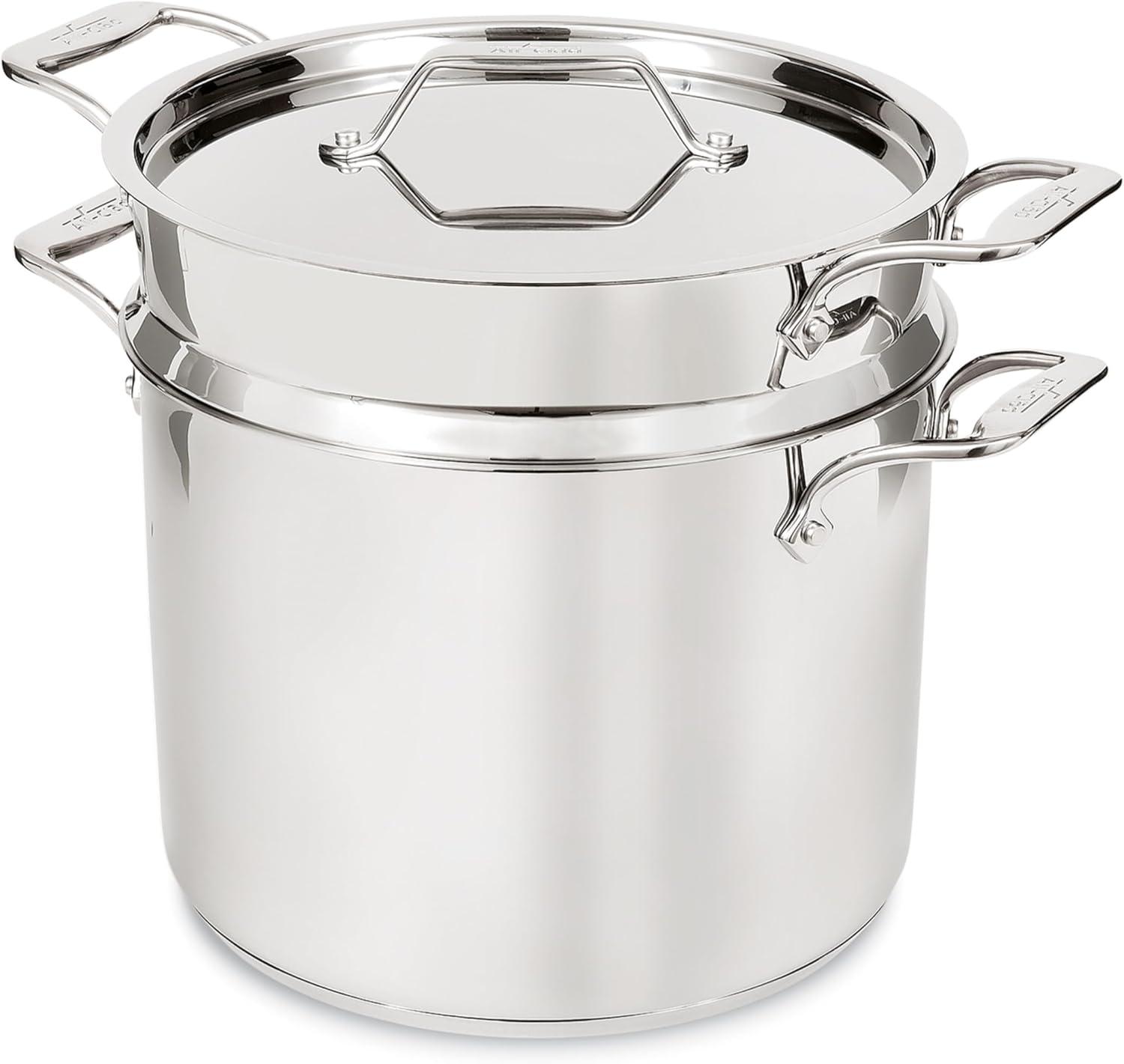 12-Quart Stainless Steel Multipot with Basket Insert