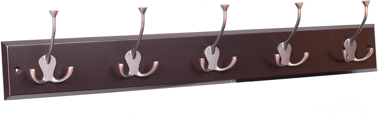 Wall 5 - Hook Wall Mounted Coat Rack