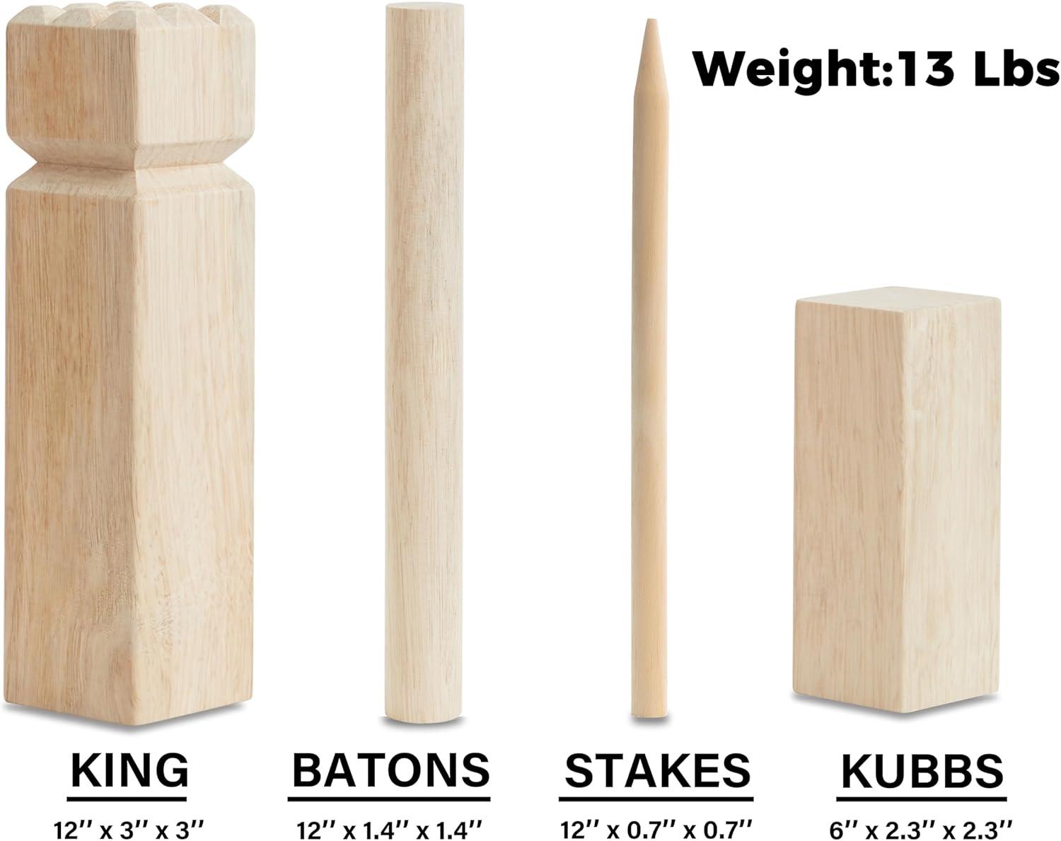 Kubb Game Premium Set