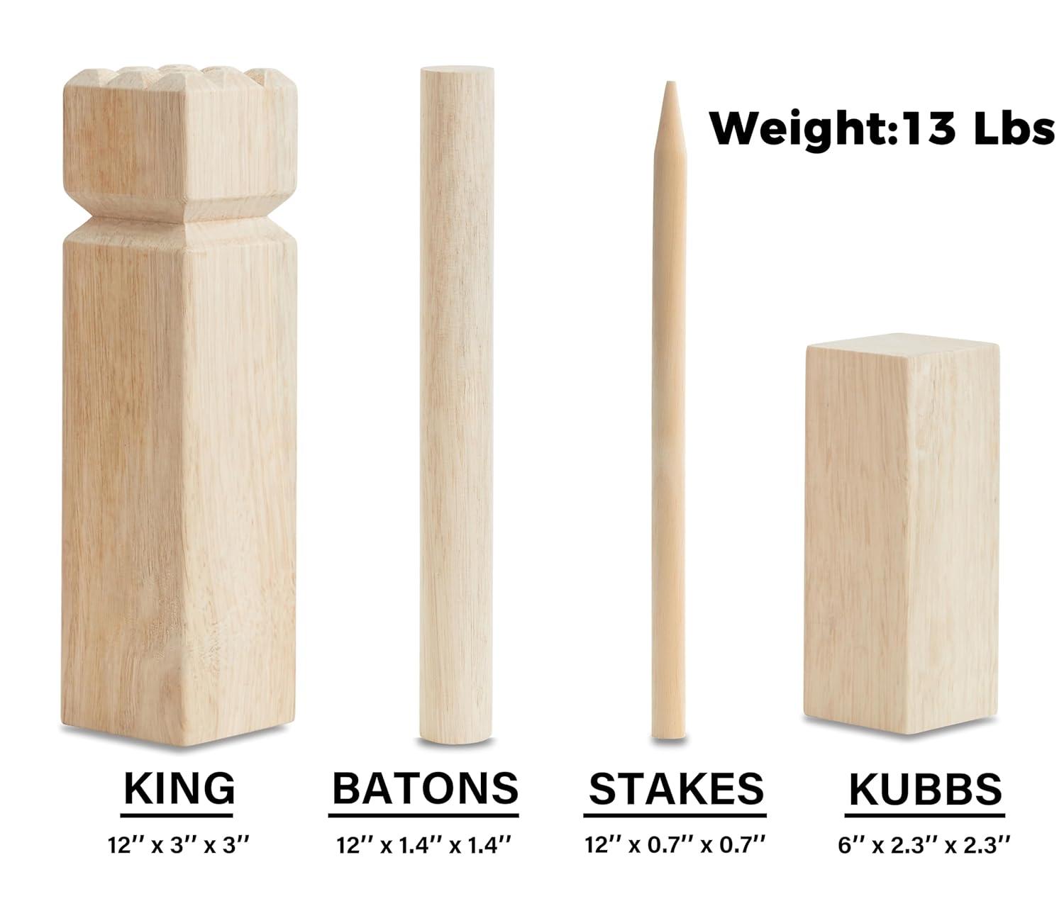 Kubb Game Premium Set