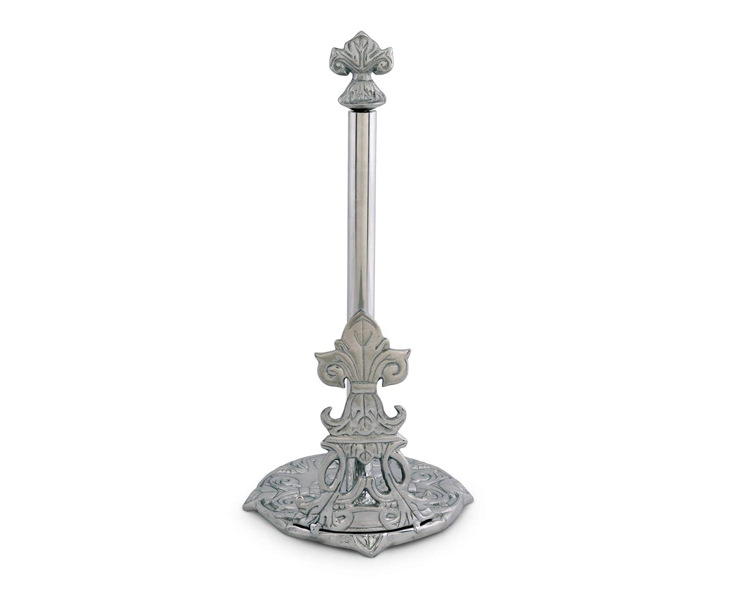 Arthur Court Designs Fleur De Lis Metal Paper Towel Holder