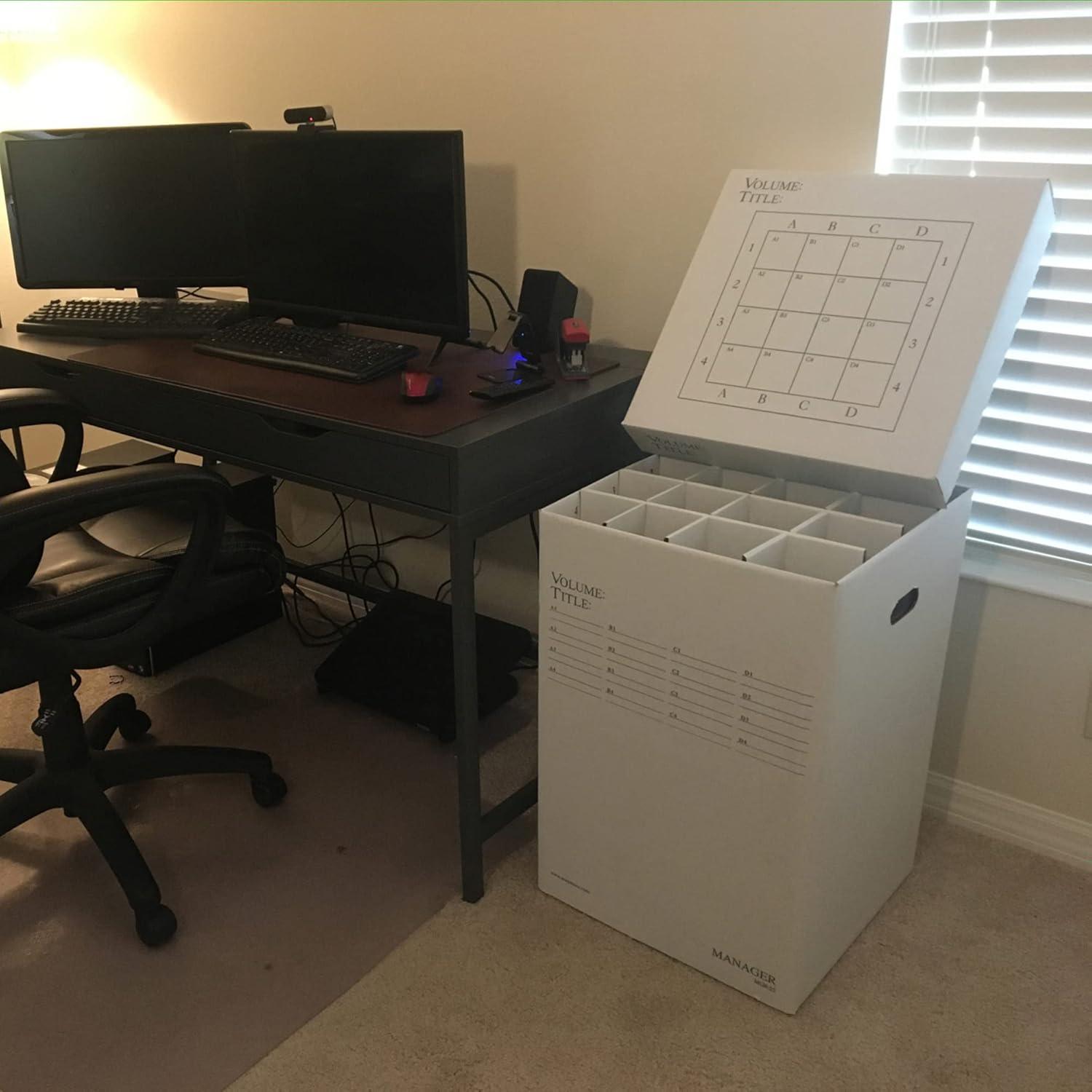 Advanced Organizing Systems Cardboard Rolled Files Box