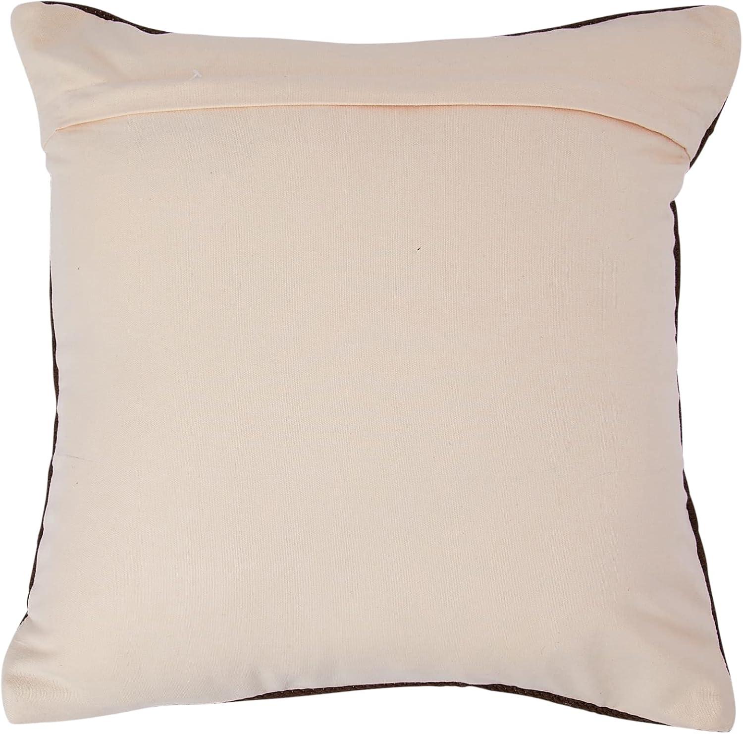 Organic Polyester Throw Square Pillow Cover & Insert