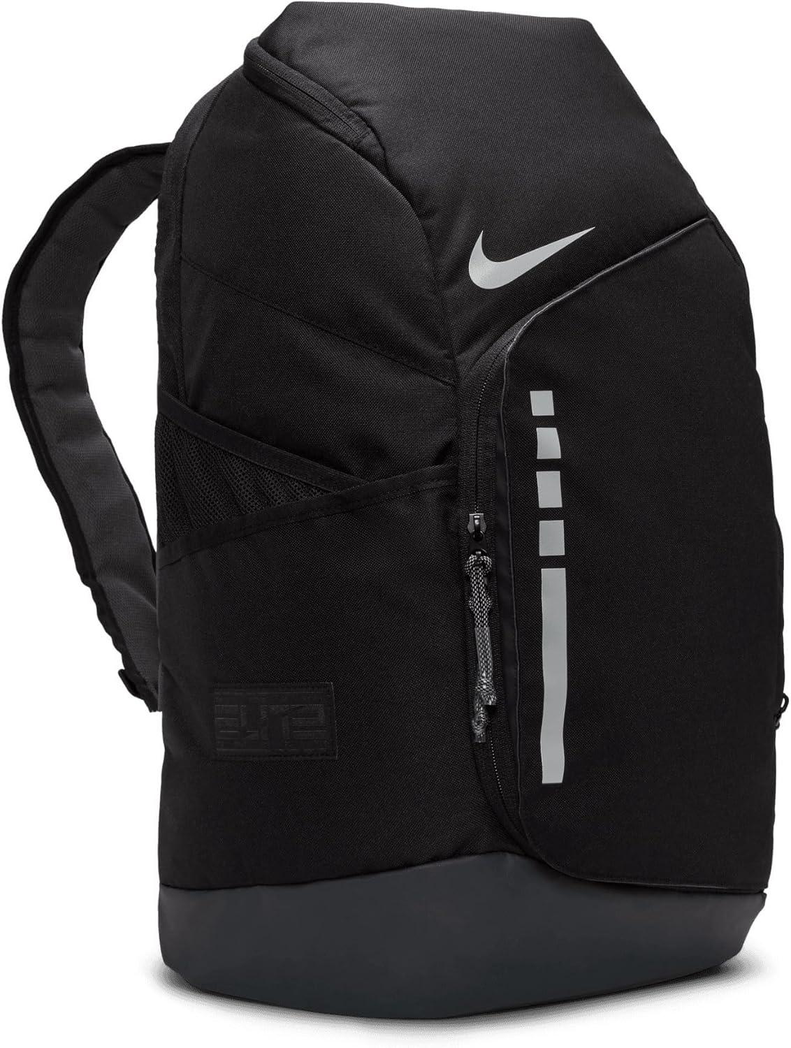 Nike Men's Hoops Elite Backpack, Black Anthracite and Metallic Silver