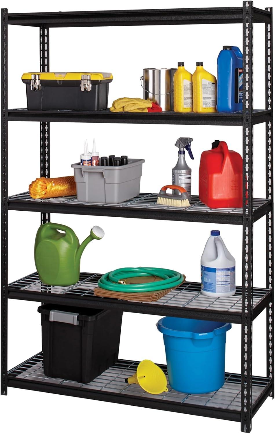 Steel Height -Adjustable Shelving Unit