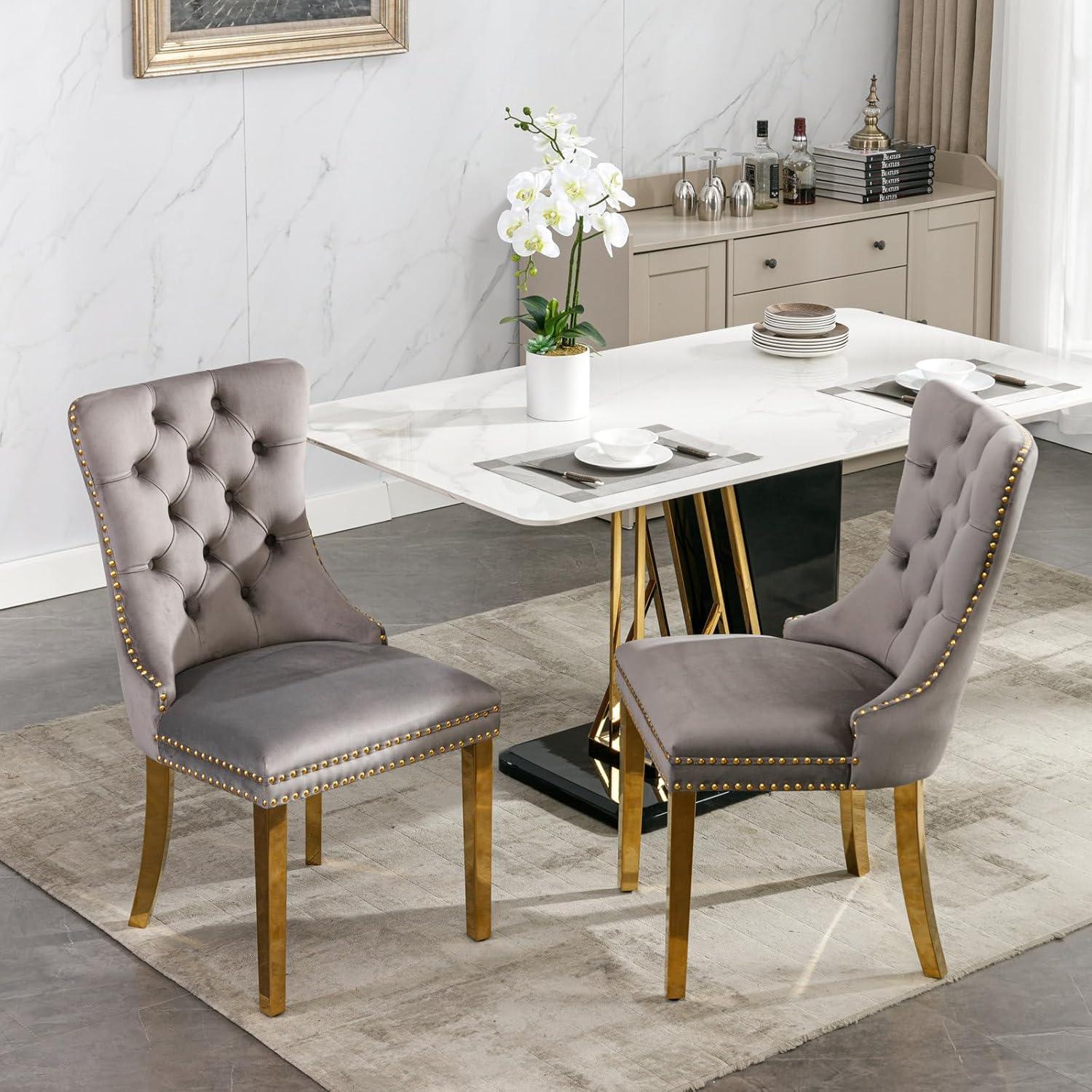 Kiliam Tufted Upholstered Back Side Chair Dining Chair