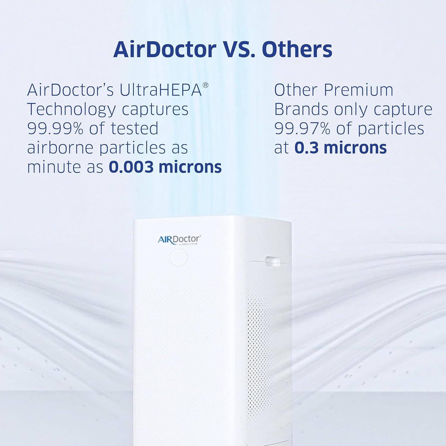 Air Doctor AIRDOCTOR AD5500i Smart Purifier for Extra Large Spaces UltraHEPA Carbon & VOC Filters