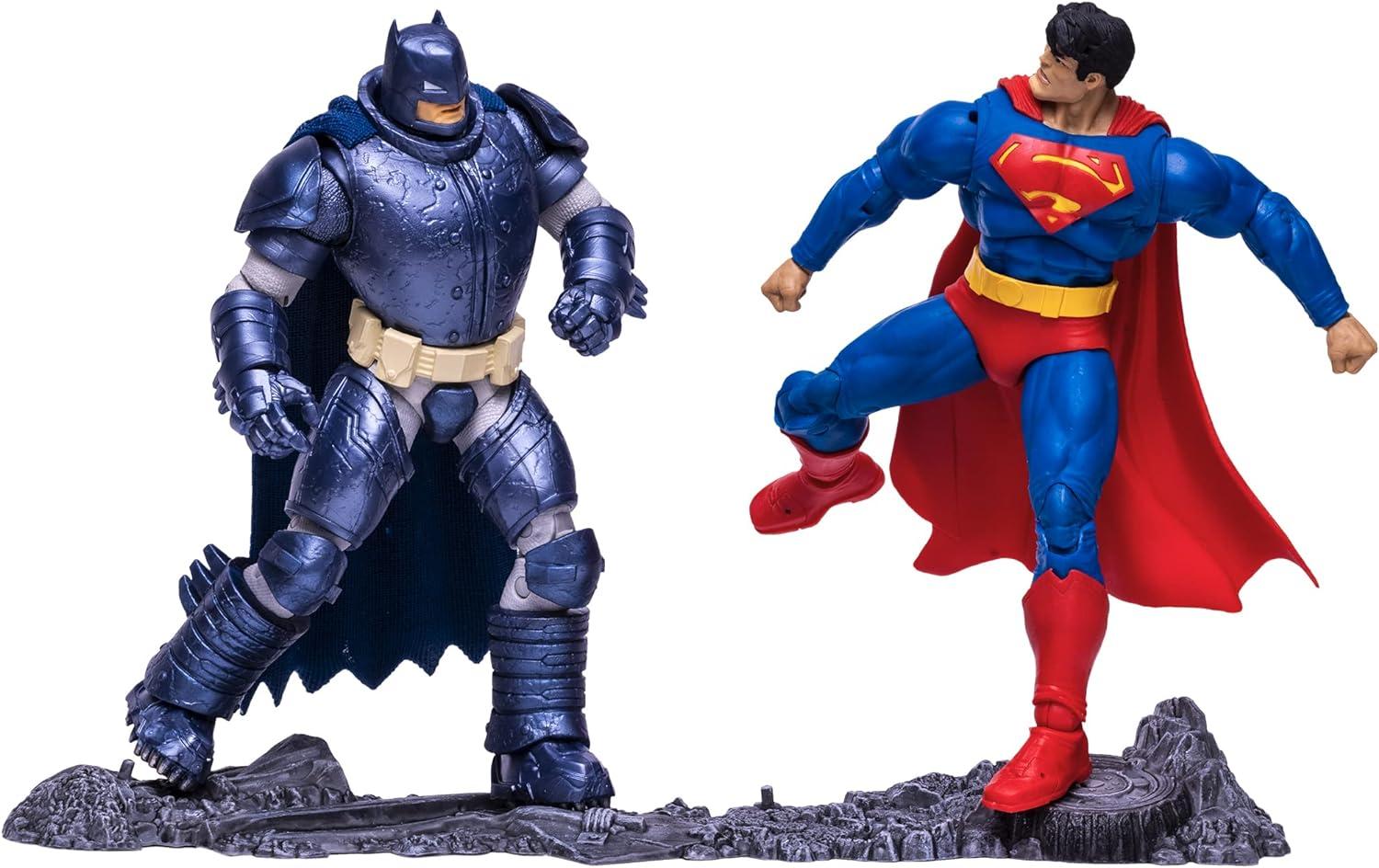 McFarlane DC Multiverse Superman Vs Batman Action Figure 2-Pack (The Dark Knight Returns)