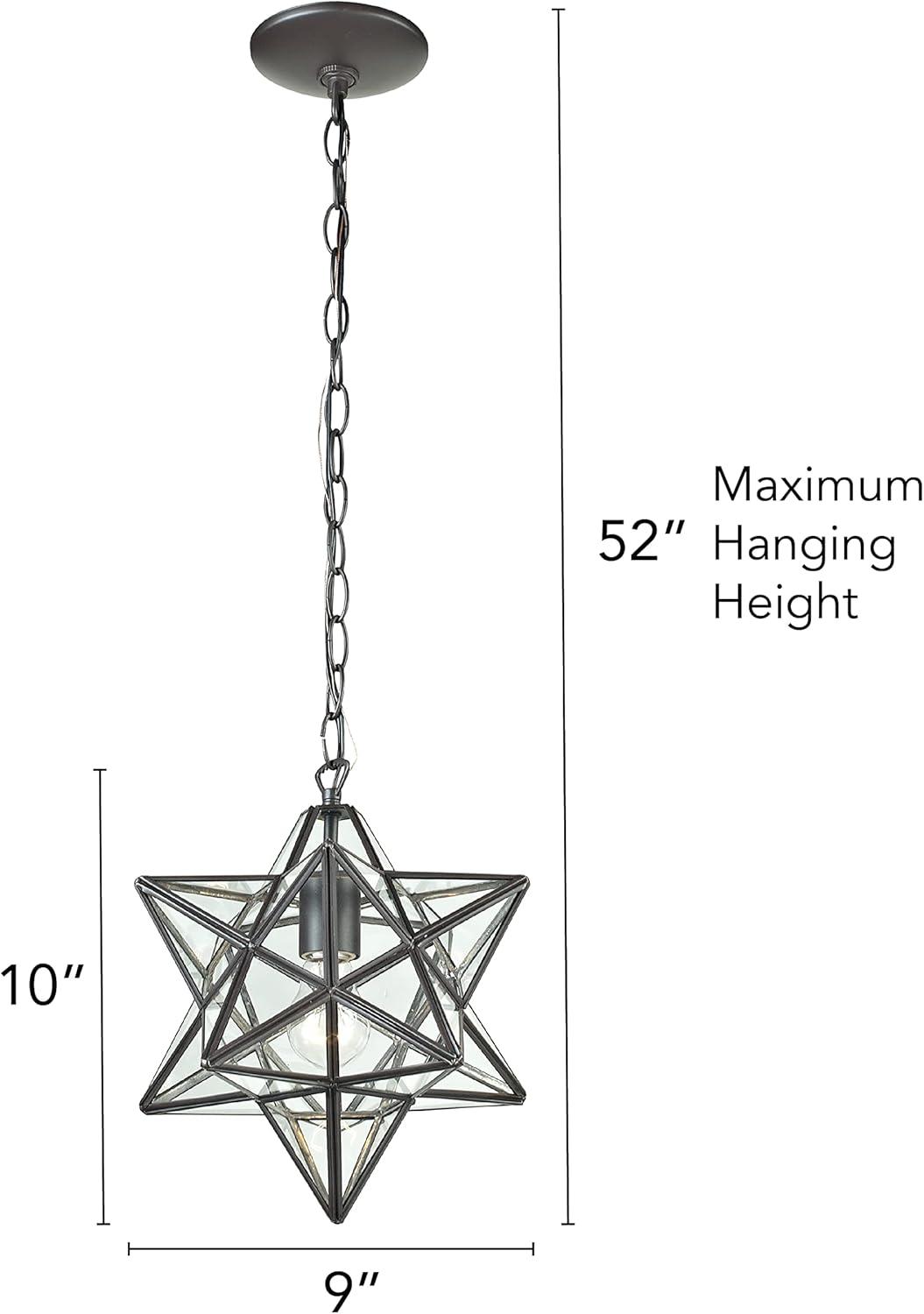 Elk Home Star 1 - Light Pendant in  Clear