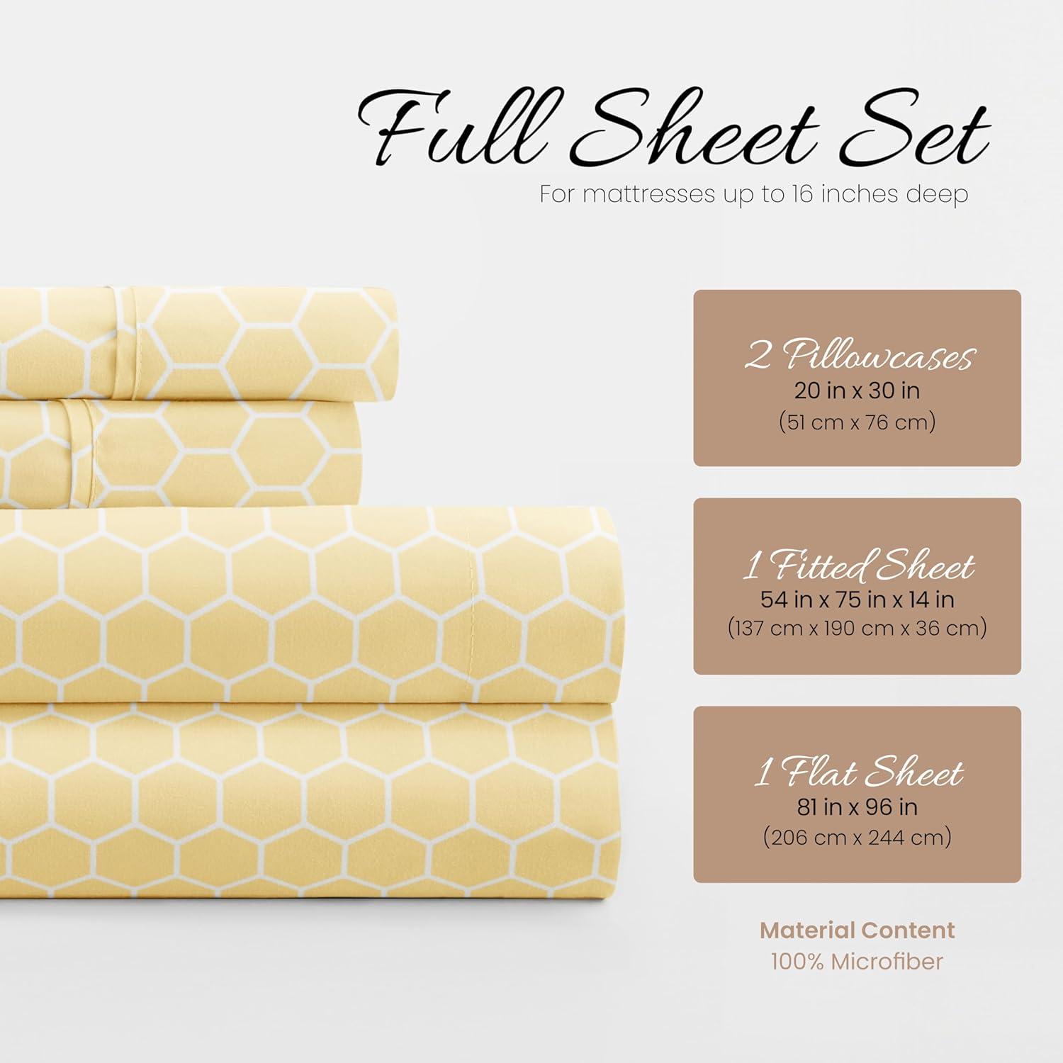 Simply Soft™ Honeycomb Pattern Microfiber Sheet Set