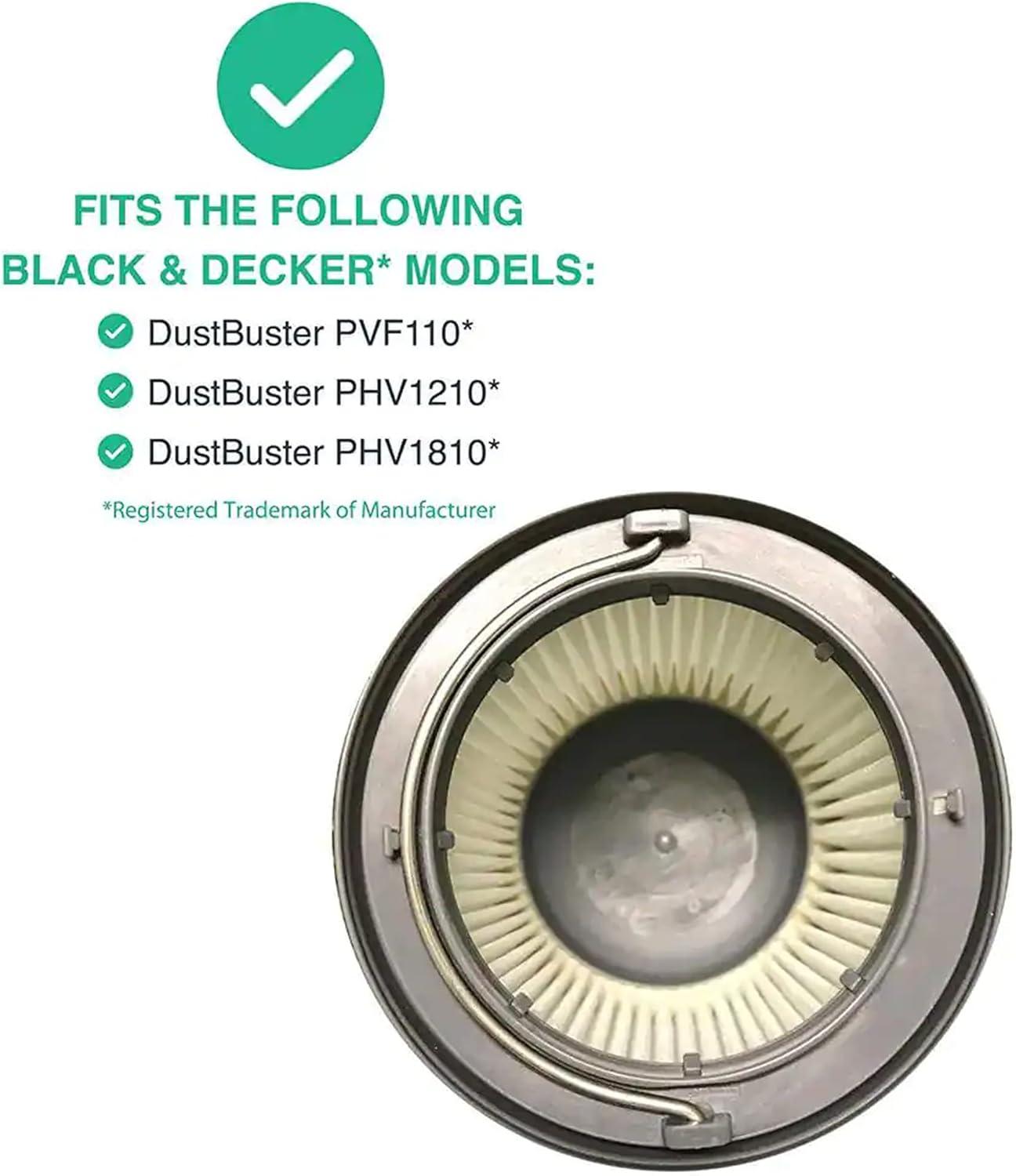 BLACK+DECKER Replacement Filter for PHV1810/PHV1210 Pivot Vacuum, PVF110