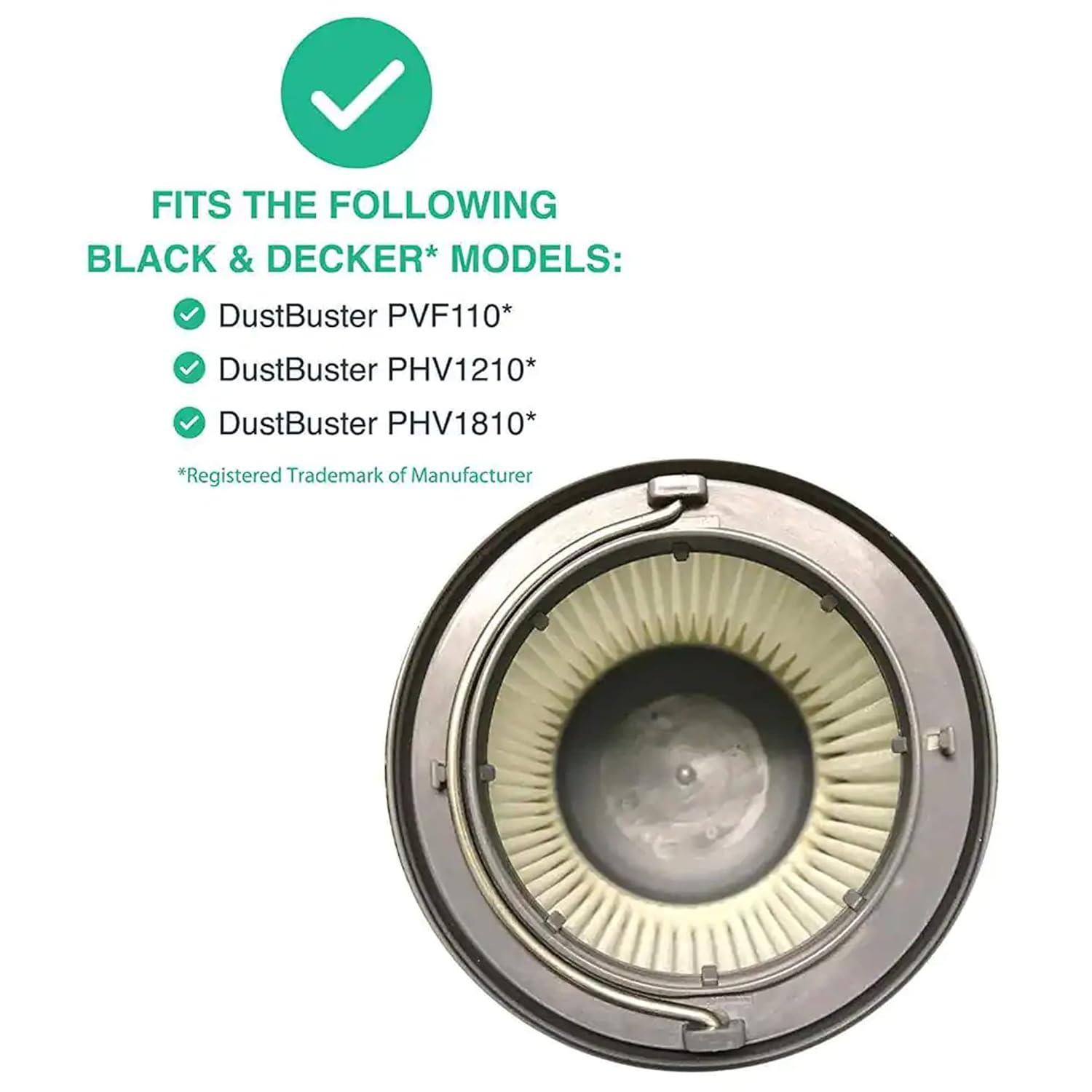 BLACK+DECKER Replacement Filter for PHV1810/PHV1210 Pivot Vacuum, PVF110