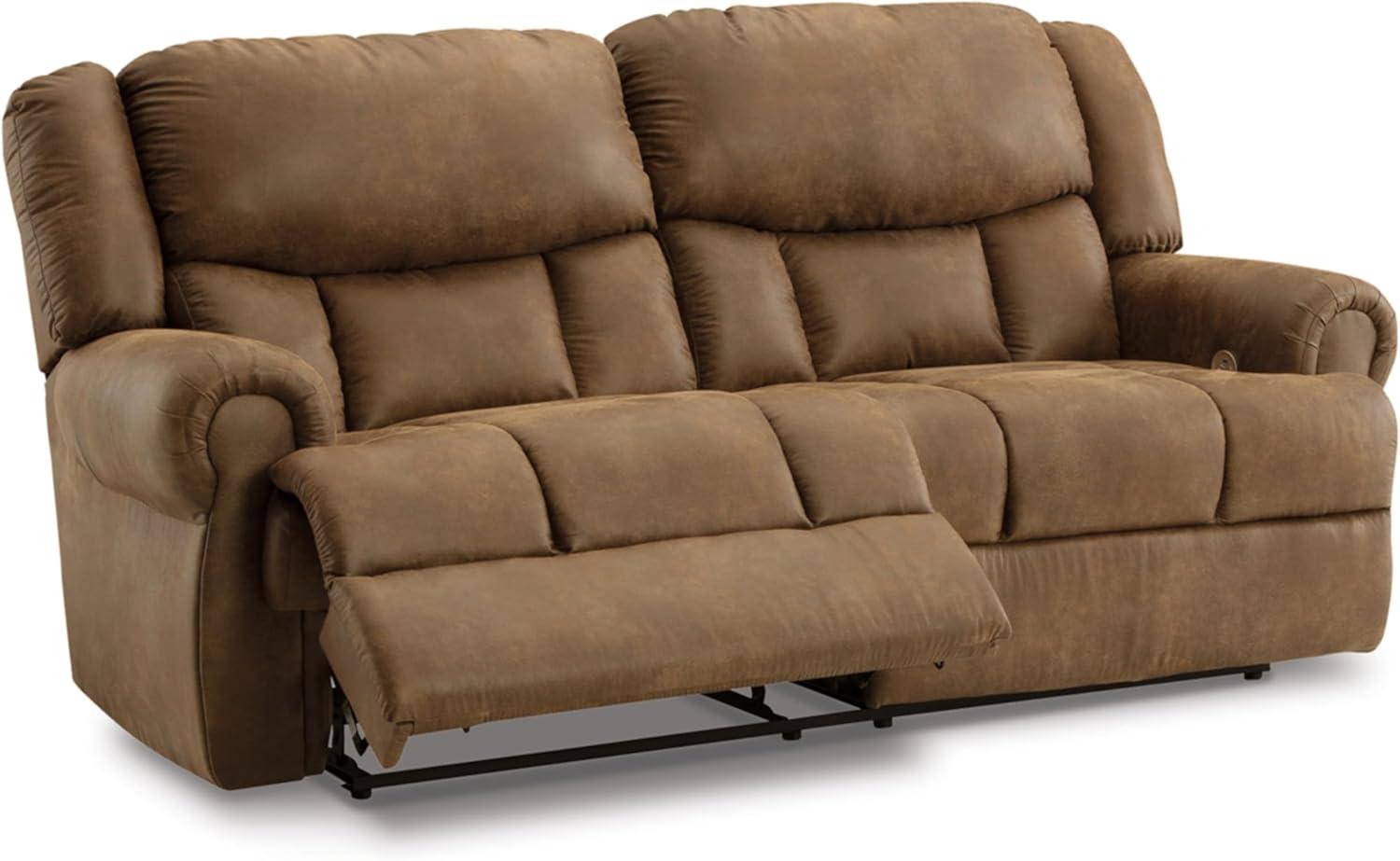 Signature Design by Ashley Boothbay Brown Power Reclining Sofa