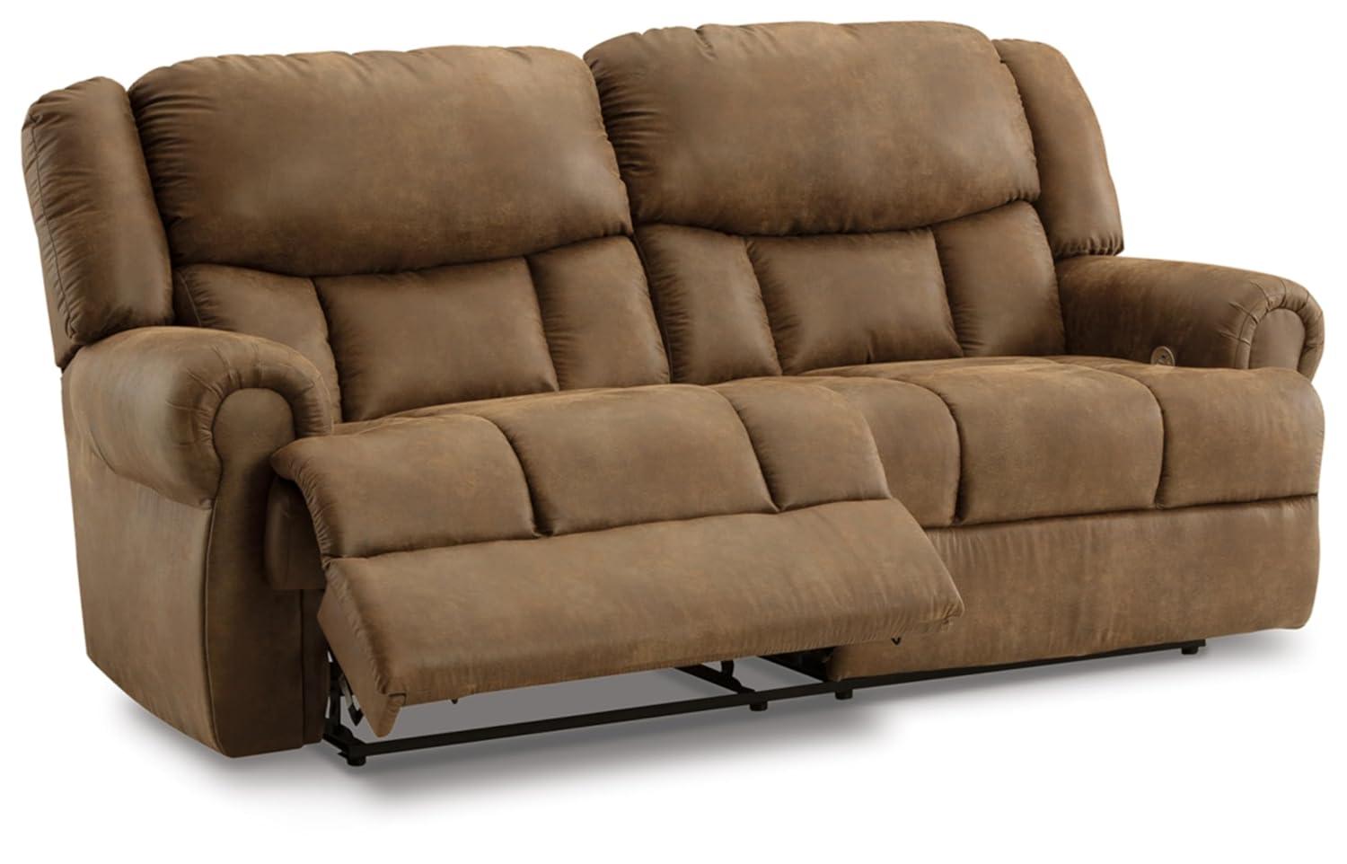 Signature Design by Ashley Boothbay Brown Power Reclining Sofa