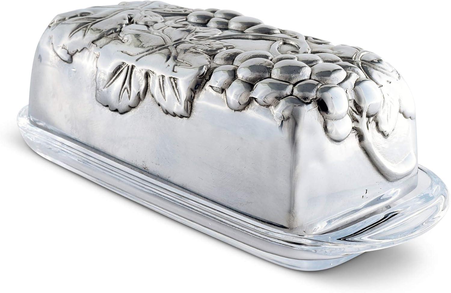 Arthur Court Designs Arthur Court Designs Grape Aluminum Butter Dish