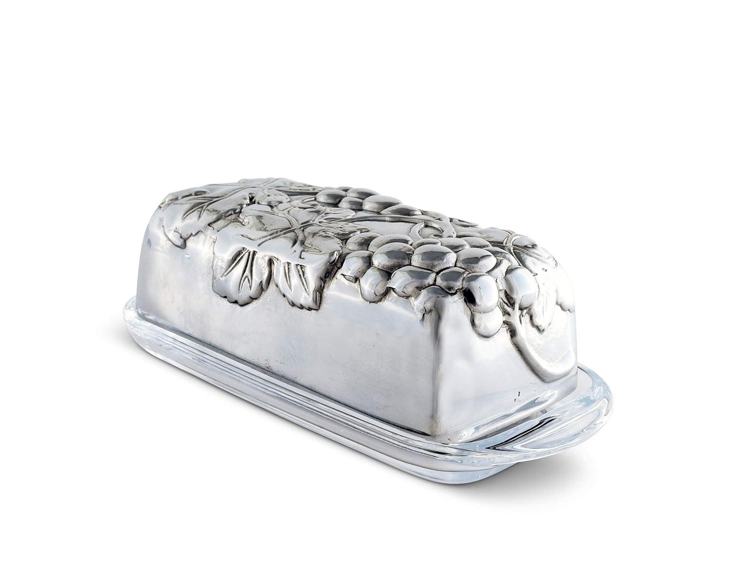 Arthur Court Designs Arthur Court Designs Grape Aluminum Butter Dish