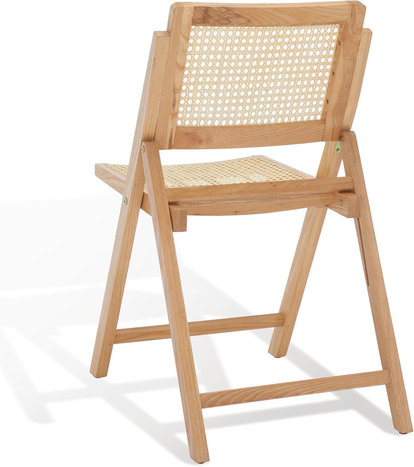 Dan Rattan Folding Dining Chair (Set of 2)