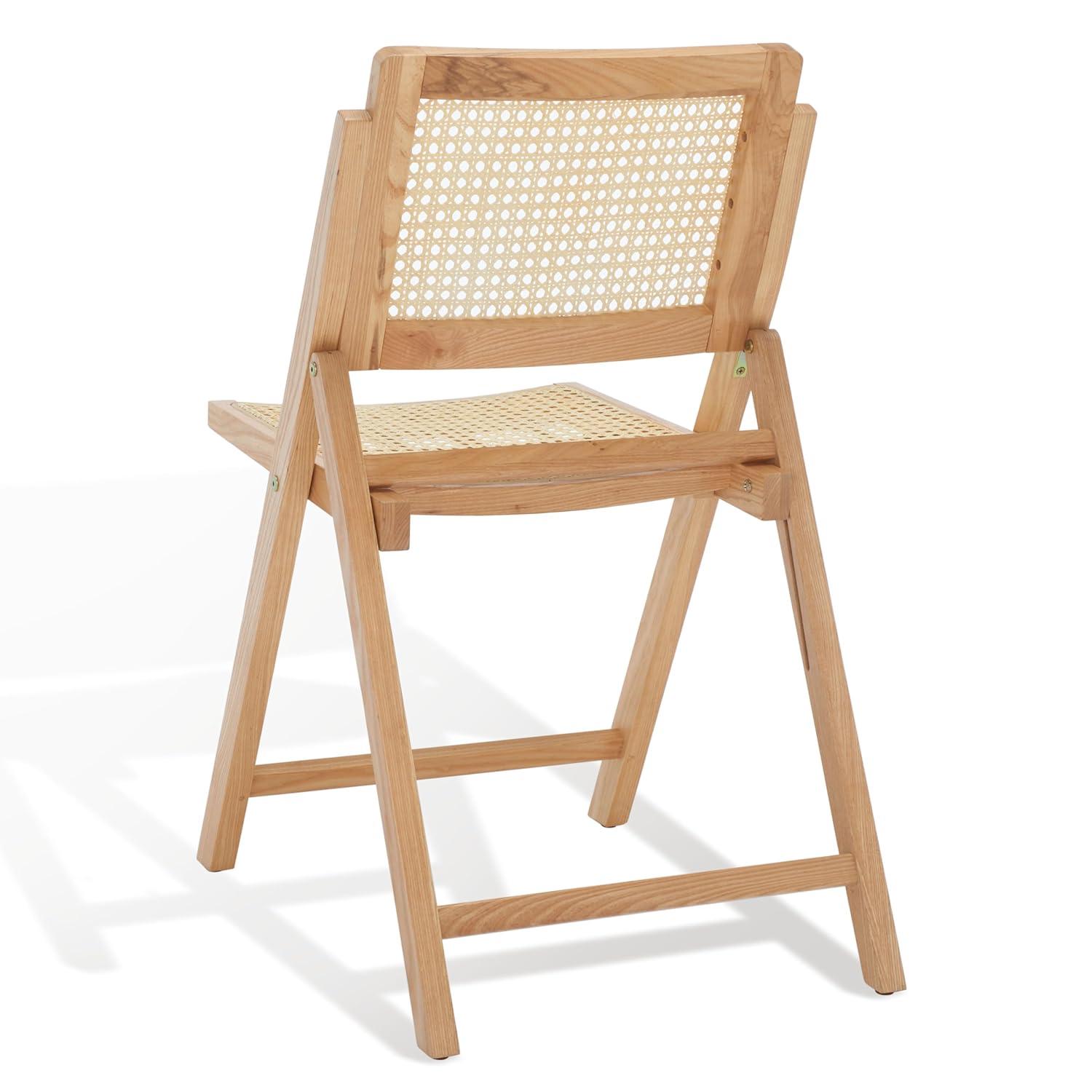 Dan Rattan Folding Dining Chair (Set of 2)