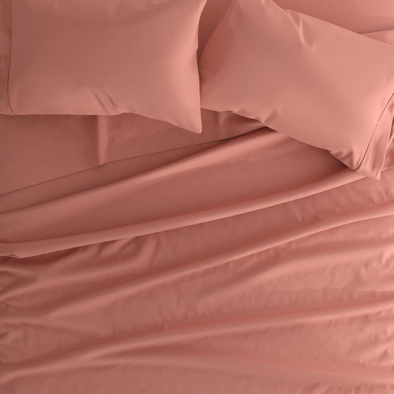 Simply Soft Brushed Microfiber Solid 6 Piece Sheet Set