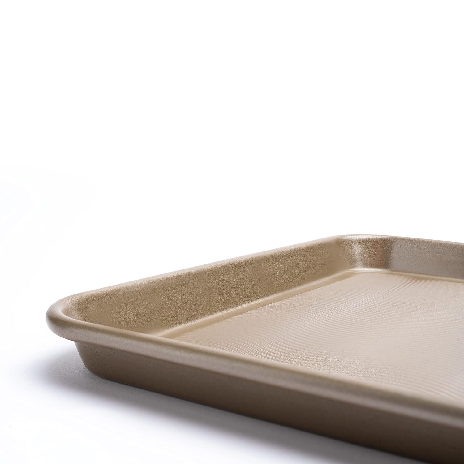 Cuisipro 15.5 x 10.5 x 1-Inch Rectangular Steel Nonstick Baking Sheet Pan