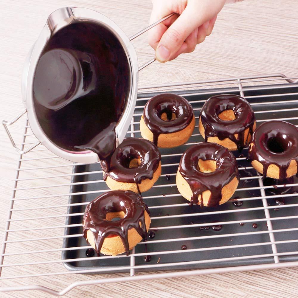 iPstyle Double Boiler Pot Chocolate Melting Pot - 400ml  Stainless Steel