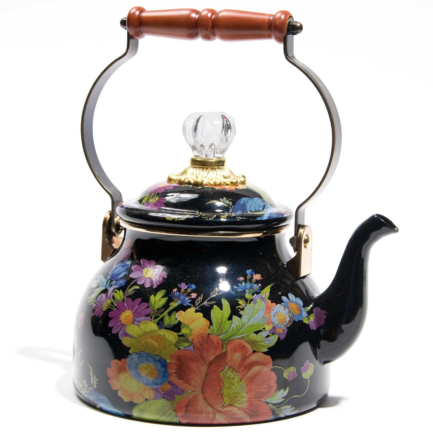 Flower Market 2 Quart Tea Kettle