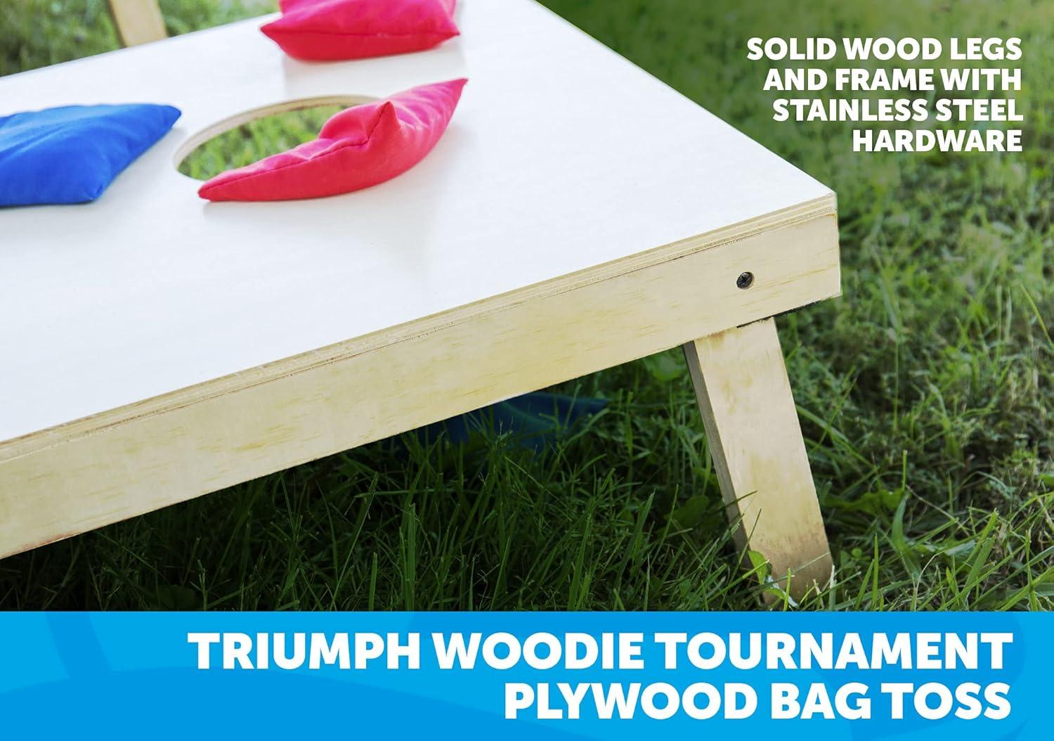 Triumph Sports Triumph All-Wood Regulation 2x4 Cornhole Set