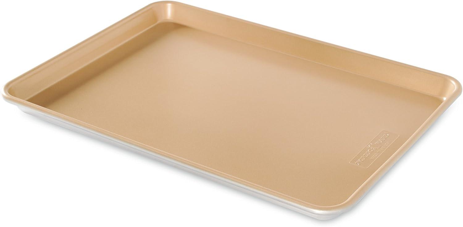 Gold Non-Stick Aluminum Half Sheet Pan