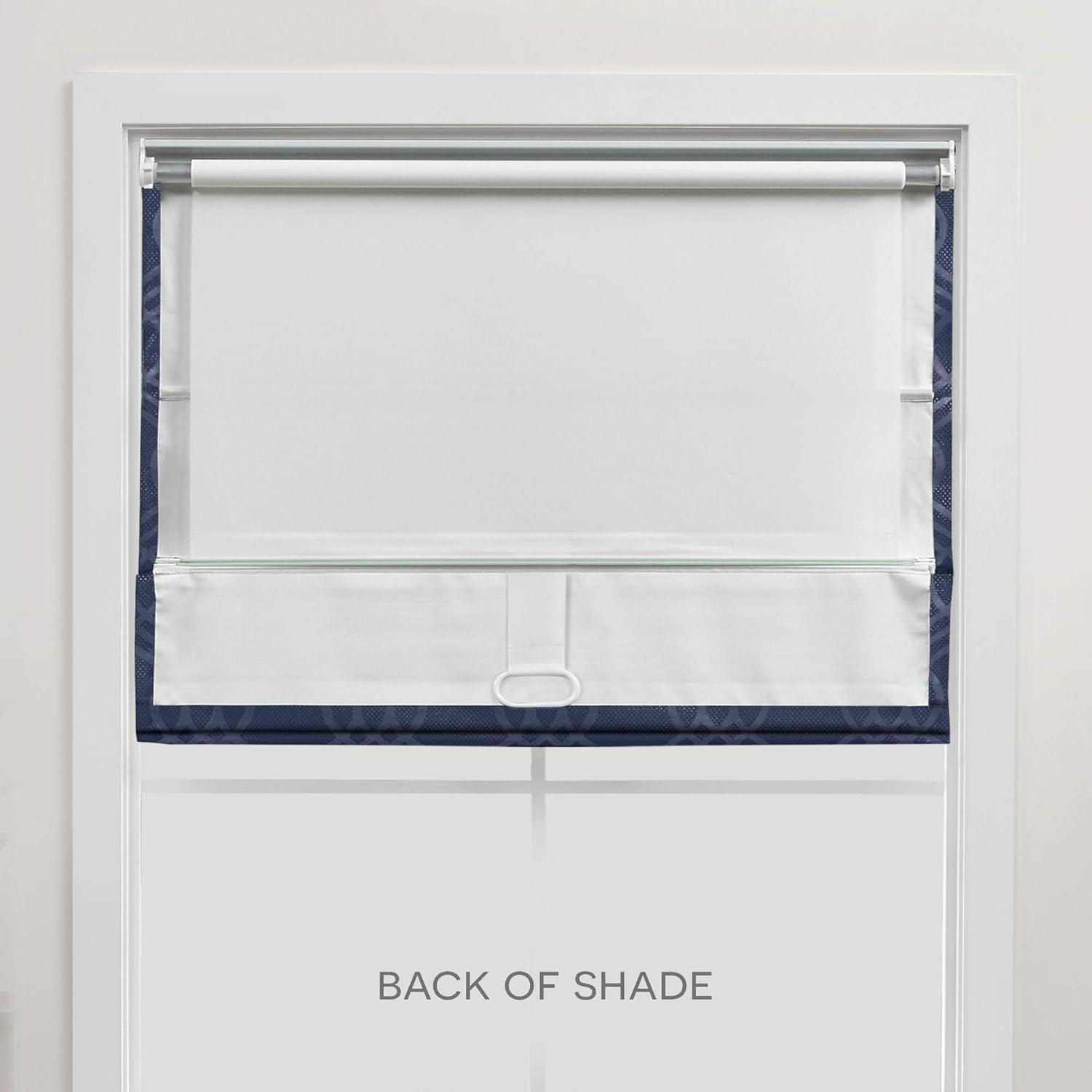 Amalgamated Textiles Exclusive Home Prague Trellis 100% Blackout Roman Shade