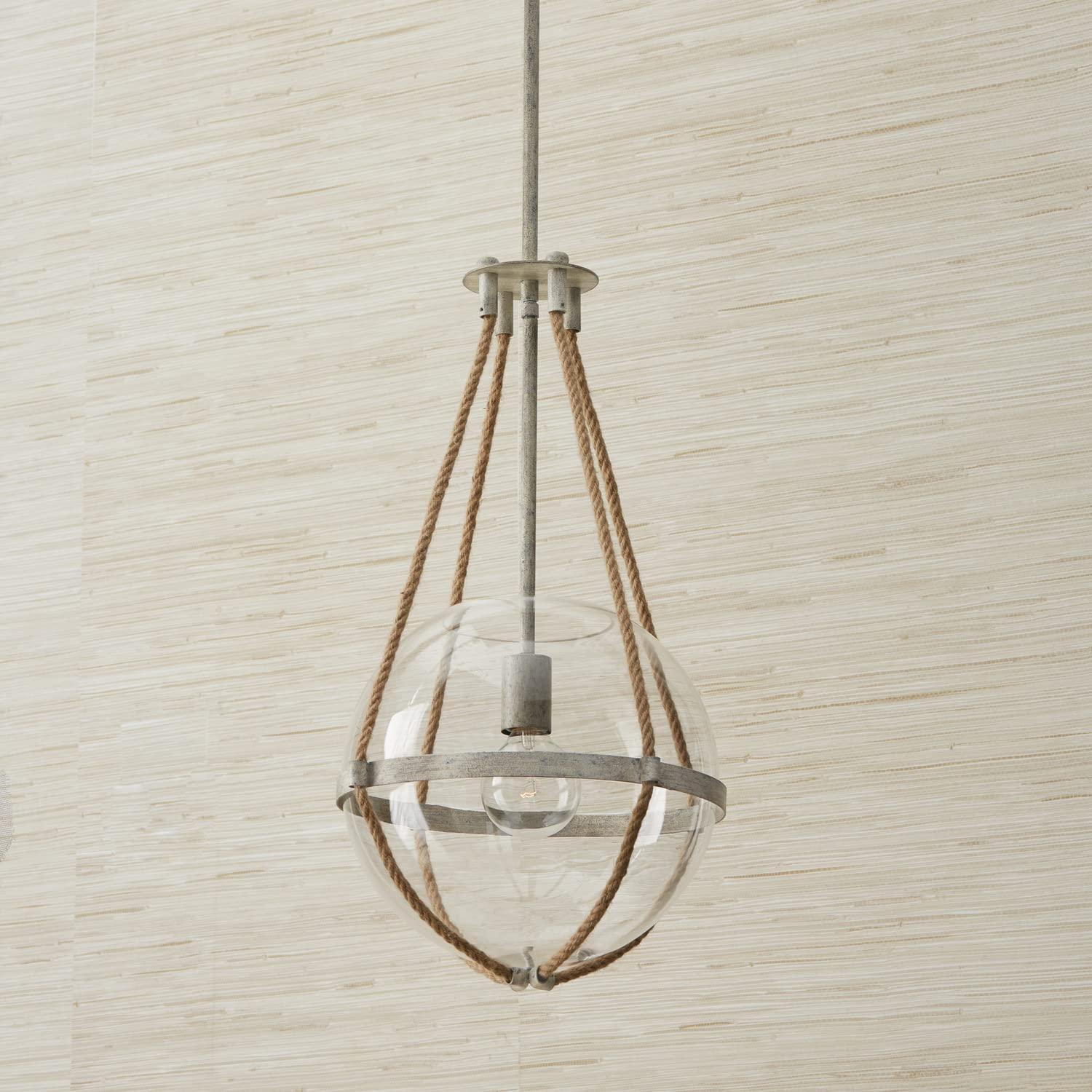 13.25 Inch 1 Light Pendant In Transitional Style 13.25 High By 72.75 Wide-Nordic Grey Finish    -Traditional Installation Capital Lighting 327413Ng