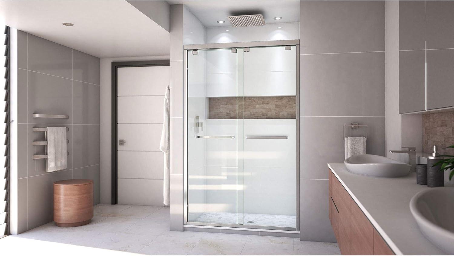 Encore 44" W x 76" Frameless Shower Door with ClearMax Technology