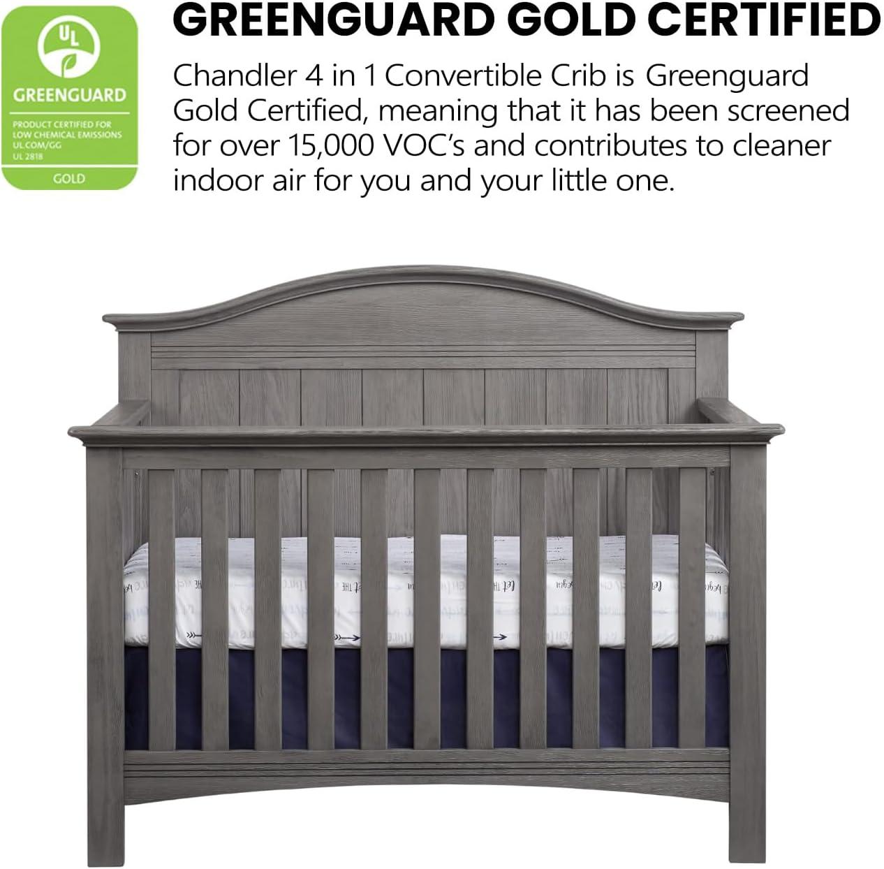 SOHO BABY Chandler 4-in-1 Convertible Crib