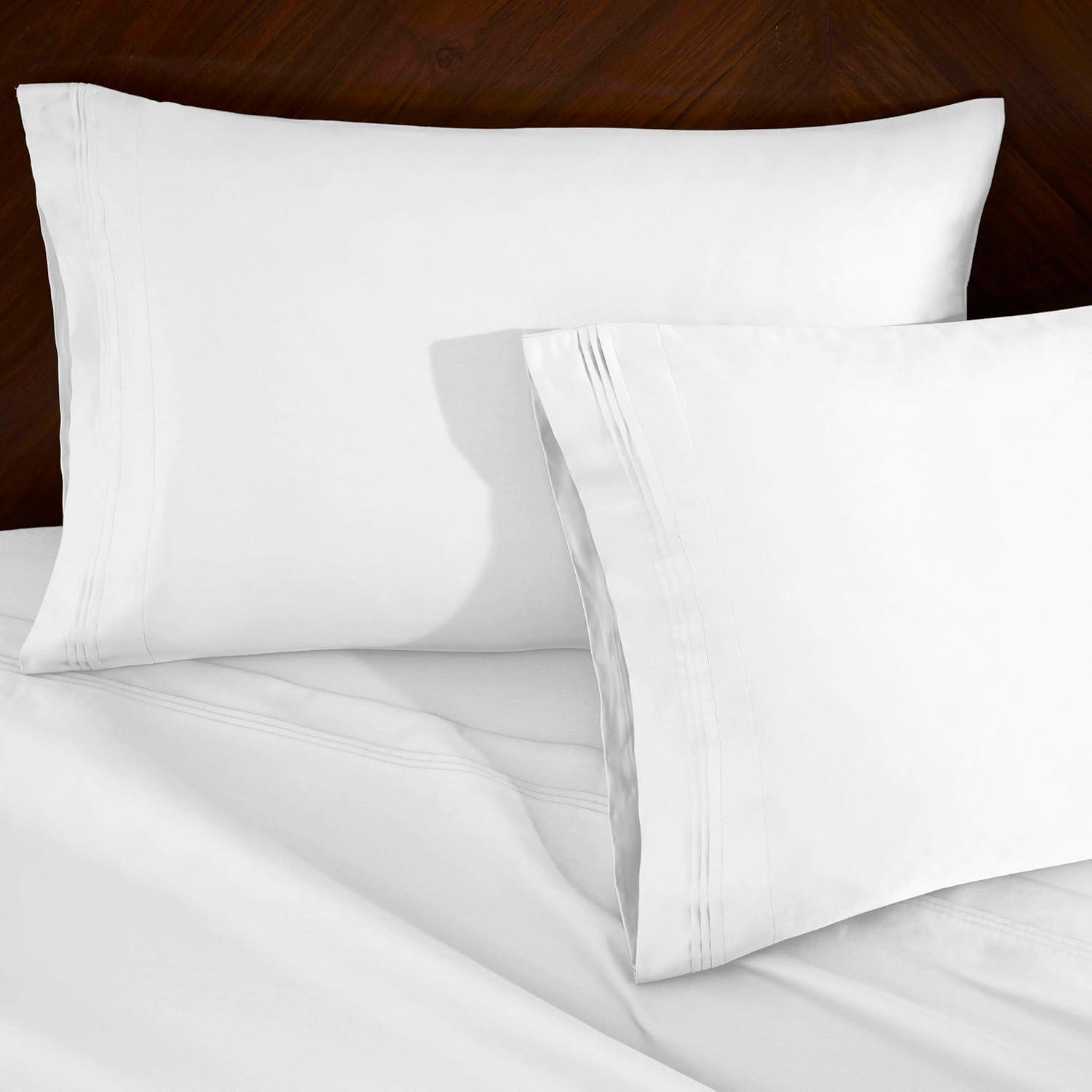 1500 Thread Count Egyptian-Quality Cotton Deep Pocket Sateen Sheet Set by Superior