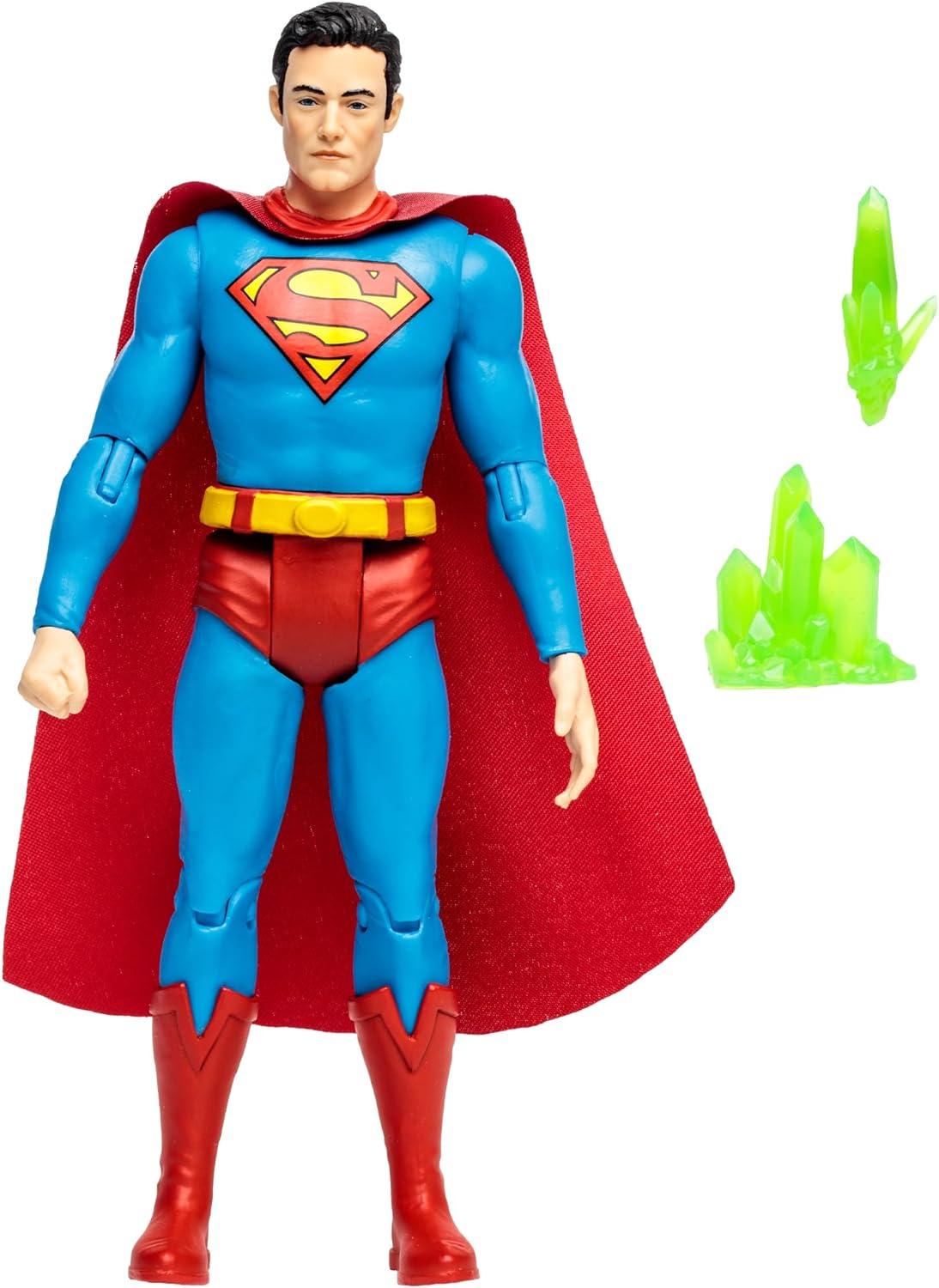 DC Retro Superman 6in Action Figure with Kryptonite Accessories