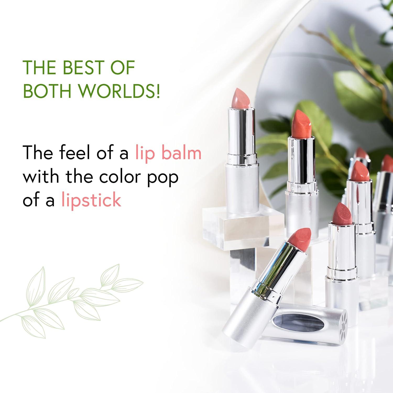 Honeybee Gardens Truly Natural Lipstick, Paradise 0.13 oz.