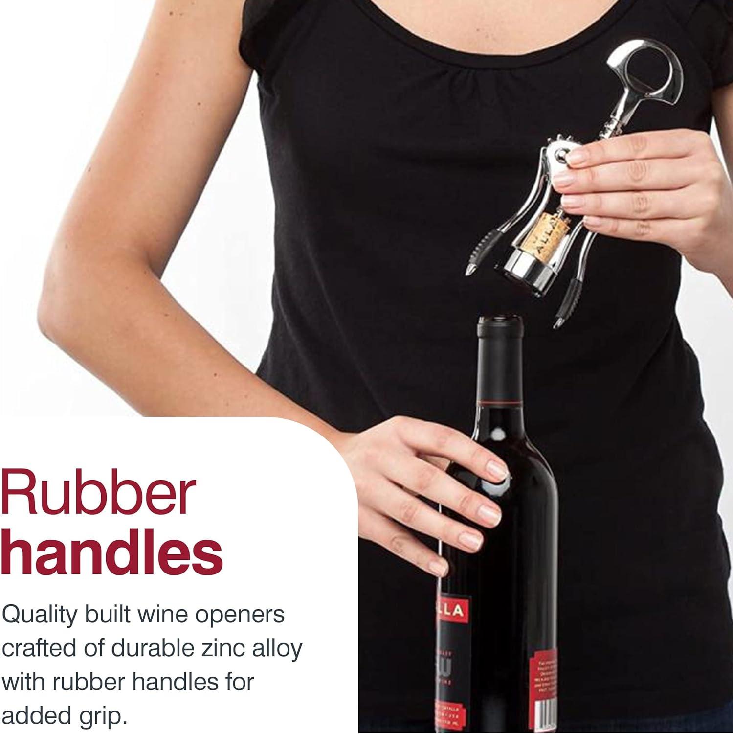 ZYLISS Easy Corkscrew Wine Opener 7.5" Stainless Steel E930046U