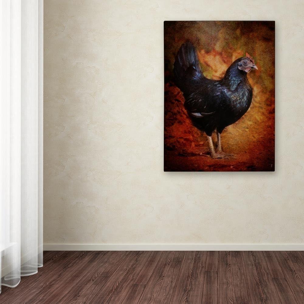 Trademark Fine Art Jai Johnson " Barred Owl And The Moon " by Jai Johnson