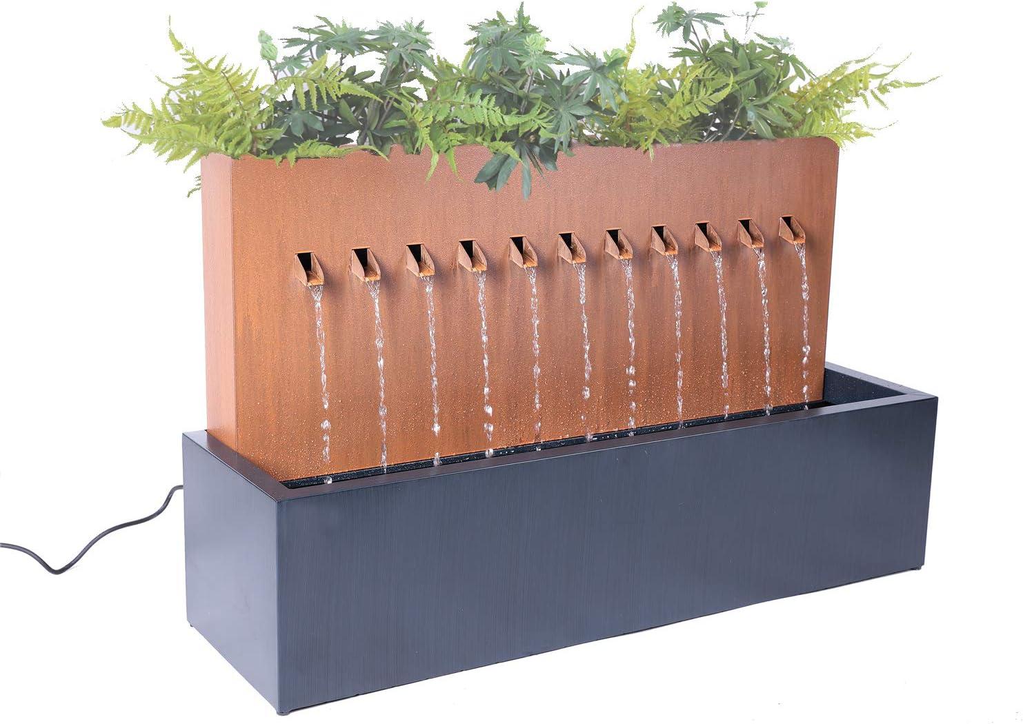 Hi-Line Gift Ltd. Metal Weather Resistant Floor Fountain