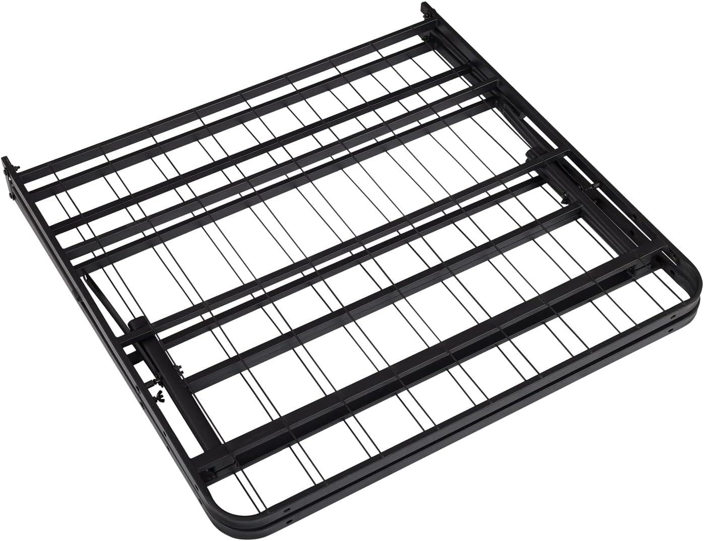 Muscoy 14" Foldable Steel Bed Frame, No Box Spring Needed, Underbed Storage , Easy Assembly