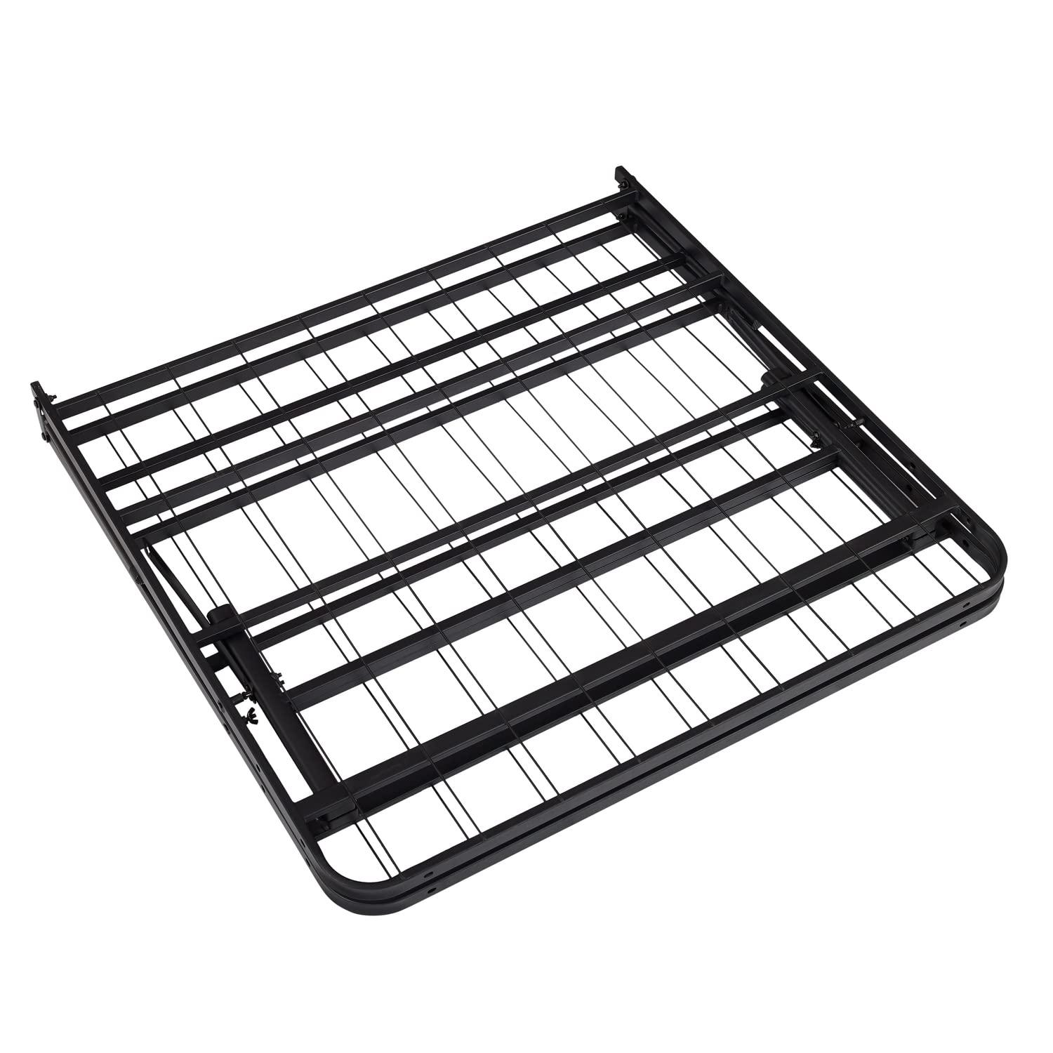 Alwyn Home Muscoy 14" Foldable Steel Bed Frame, No Box Spring Needed, Underbed Storage , Easy Assembly