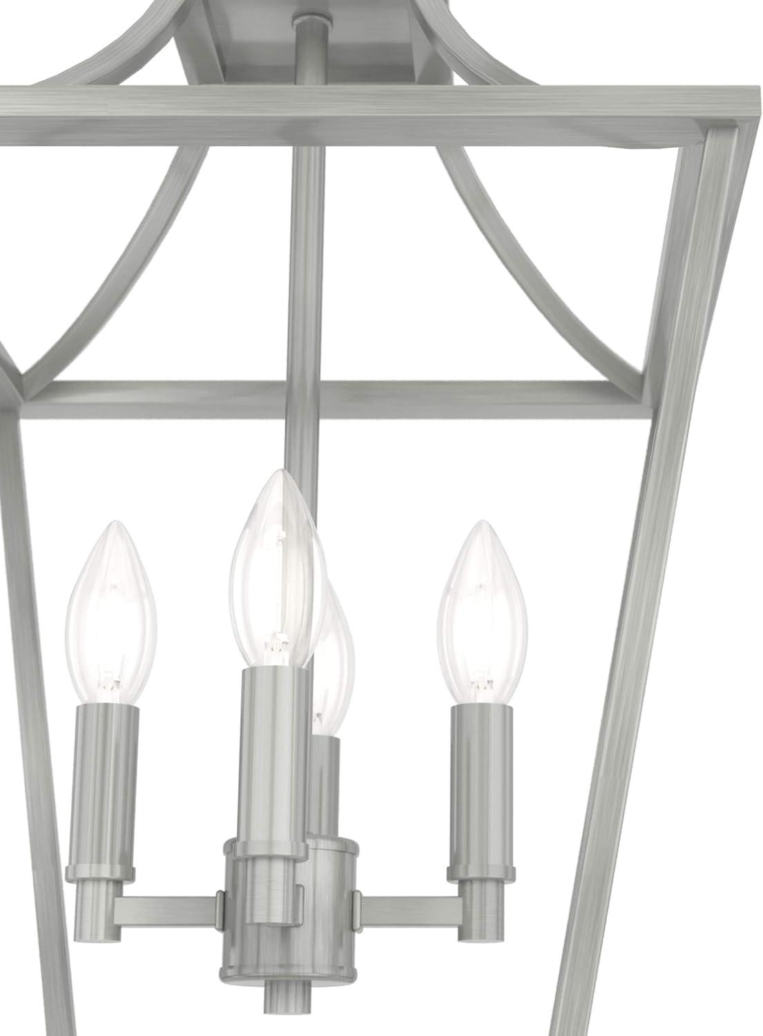 Laurel Ridge 4 - Light Lantern Geometric Chandelier