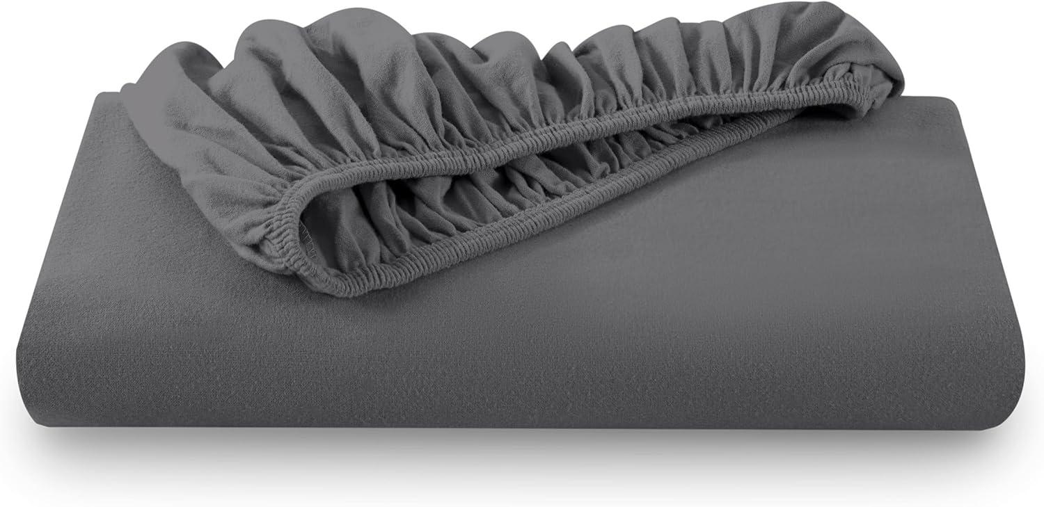 Bare Home Flannel Machine Woven Fitted Sheet