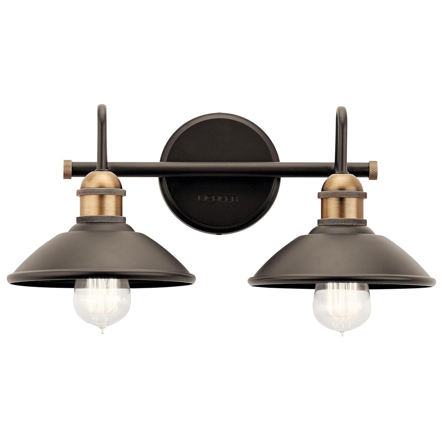 Kichler Lighting Clyde 2 - Light Vanity in  Olde Bronze