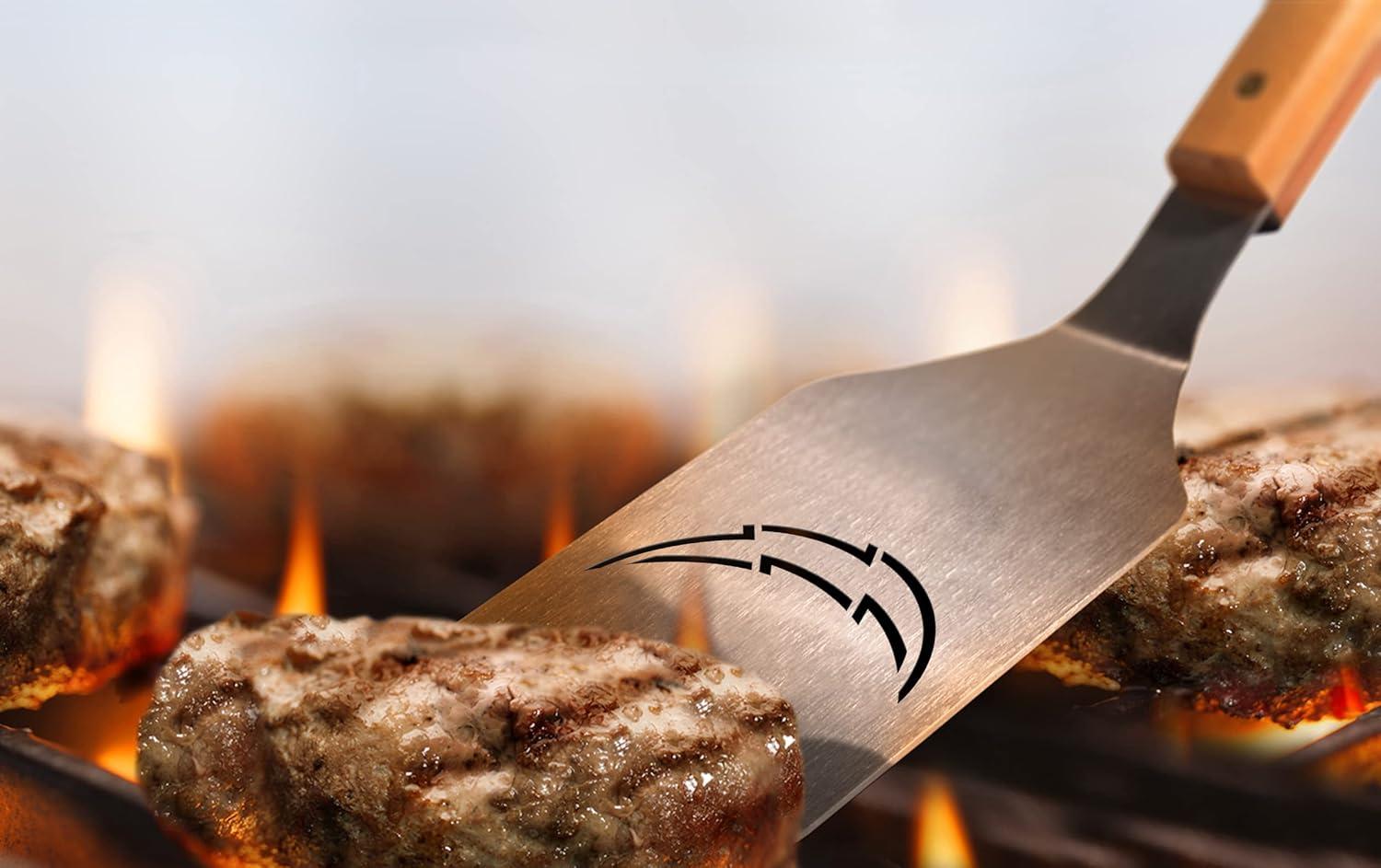 YouTheFan Stainless Steel Grilling Tool Set