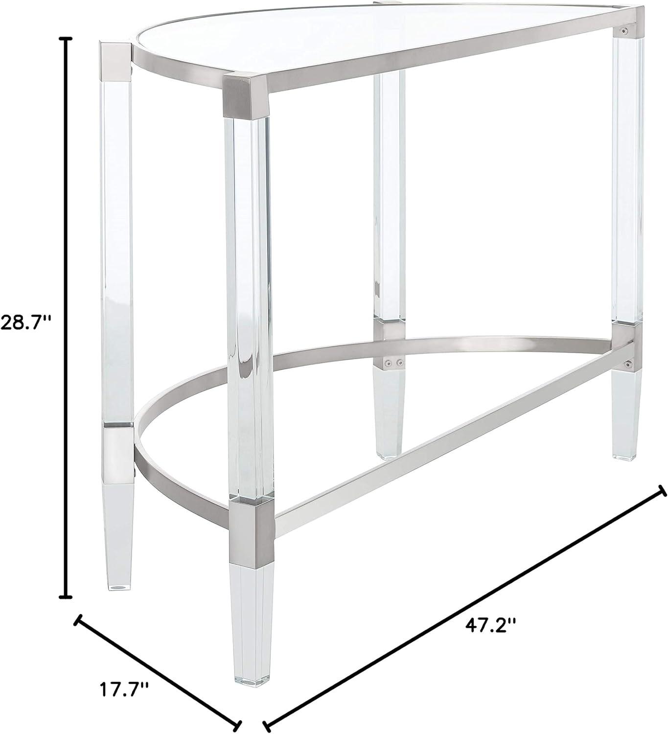 Anabelle Acrylic Console Table  - Safavieh